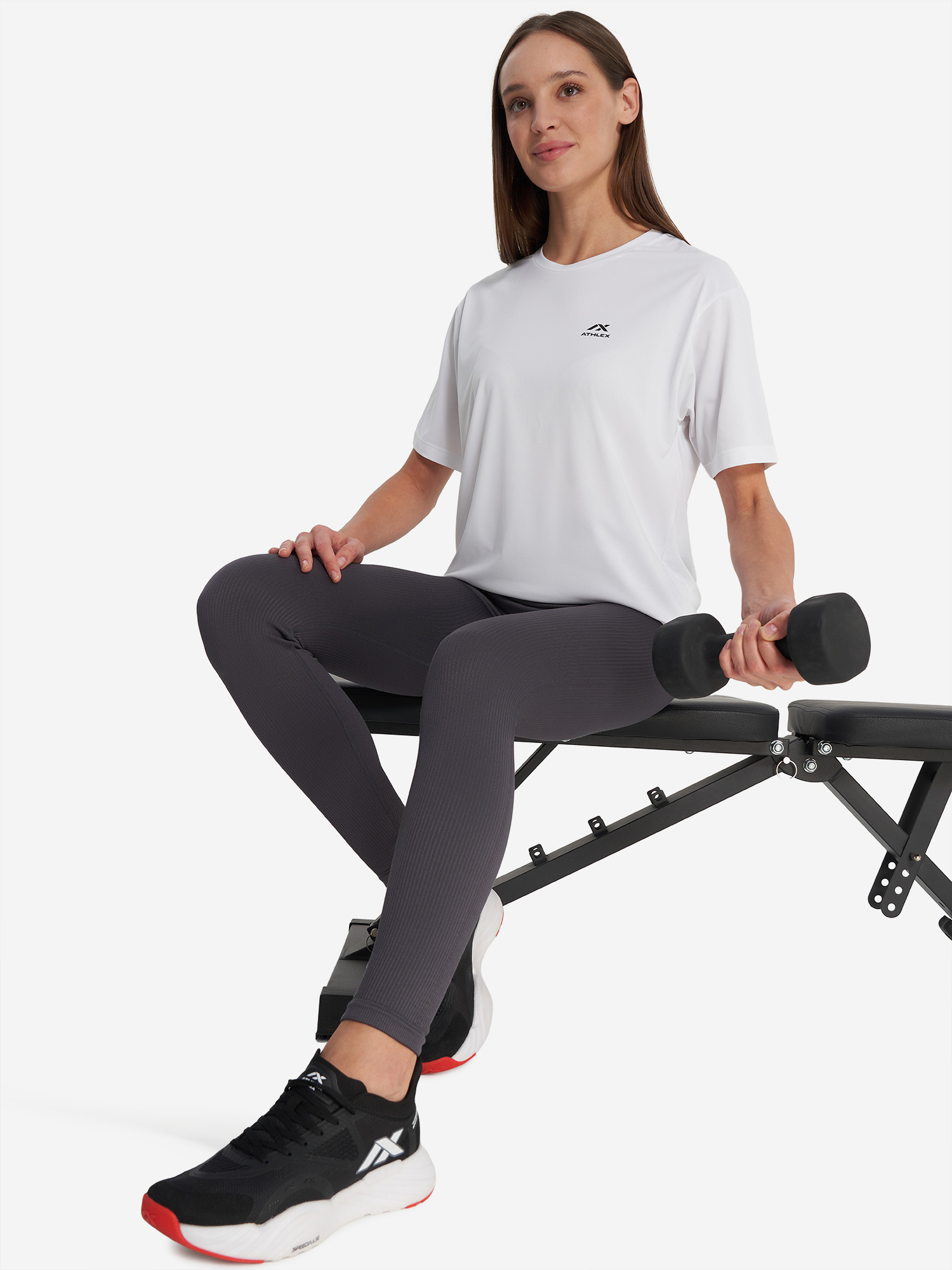 фото Футболка женская athlex, белый
