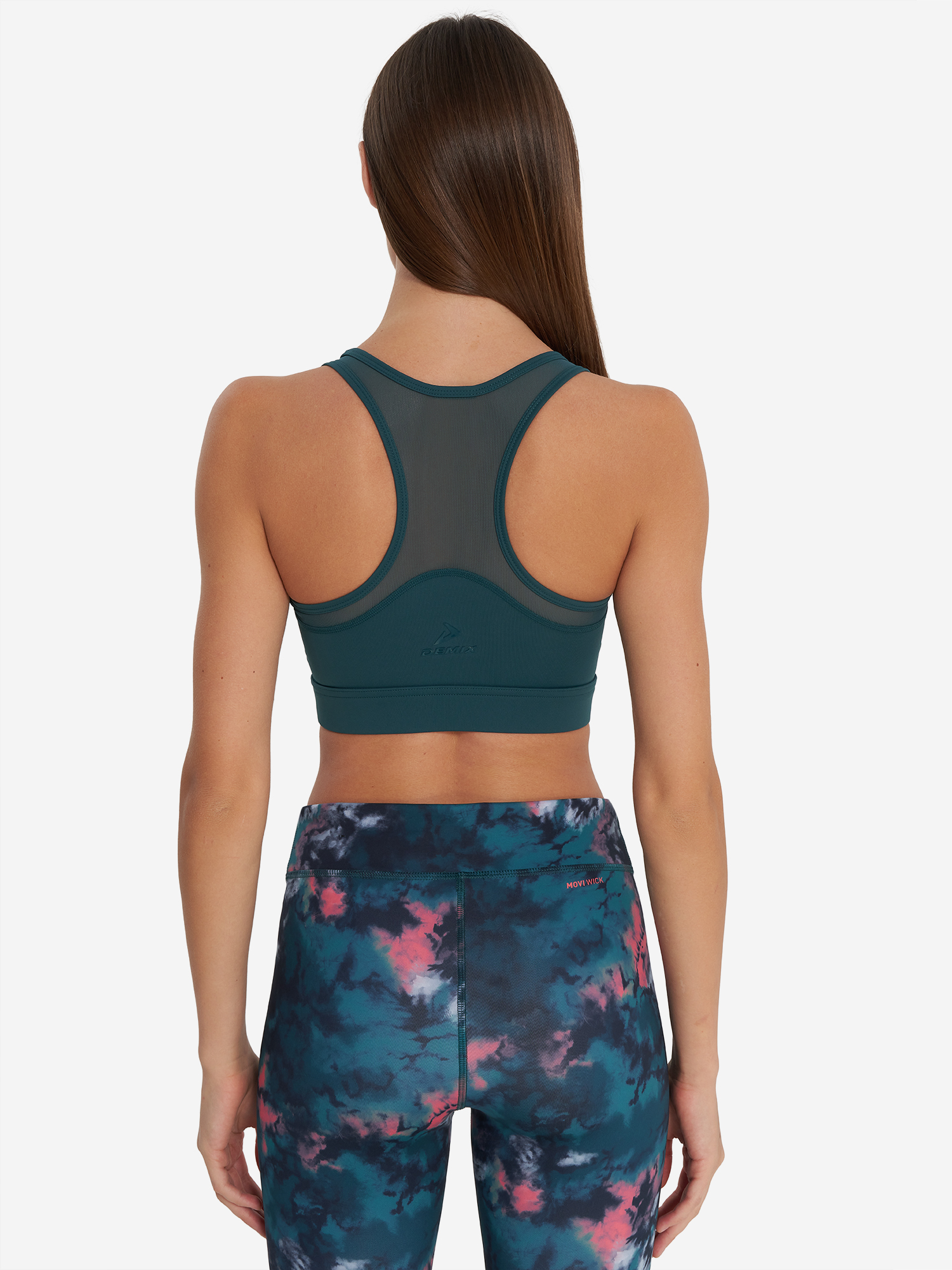 фото Топ бра спортивный demix activemove dance mesh bra, голубой