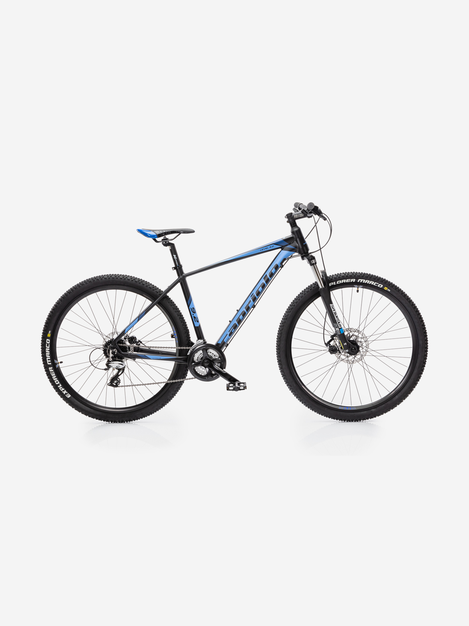 Велосипед CAPRIOLO MTB LEVEL 9.2 (3 X 8), рама алюминий , колёса 29'' (чёрный - синий), Черный
Велосипед CAPRIOLO MTB LEVEL 9.2 (3 X 8), рама алюминий , колёса 29'' (чёрный - синий), Черный