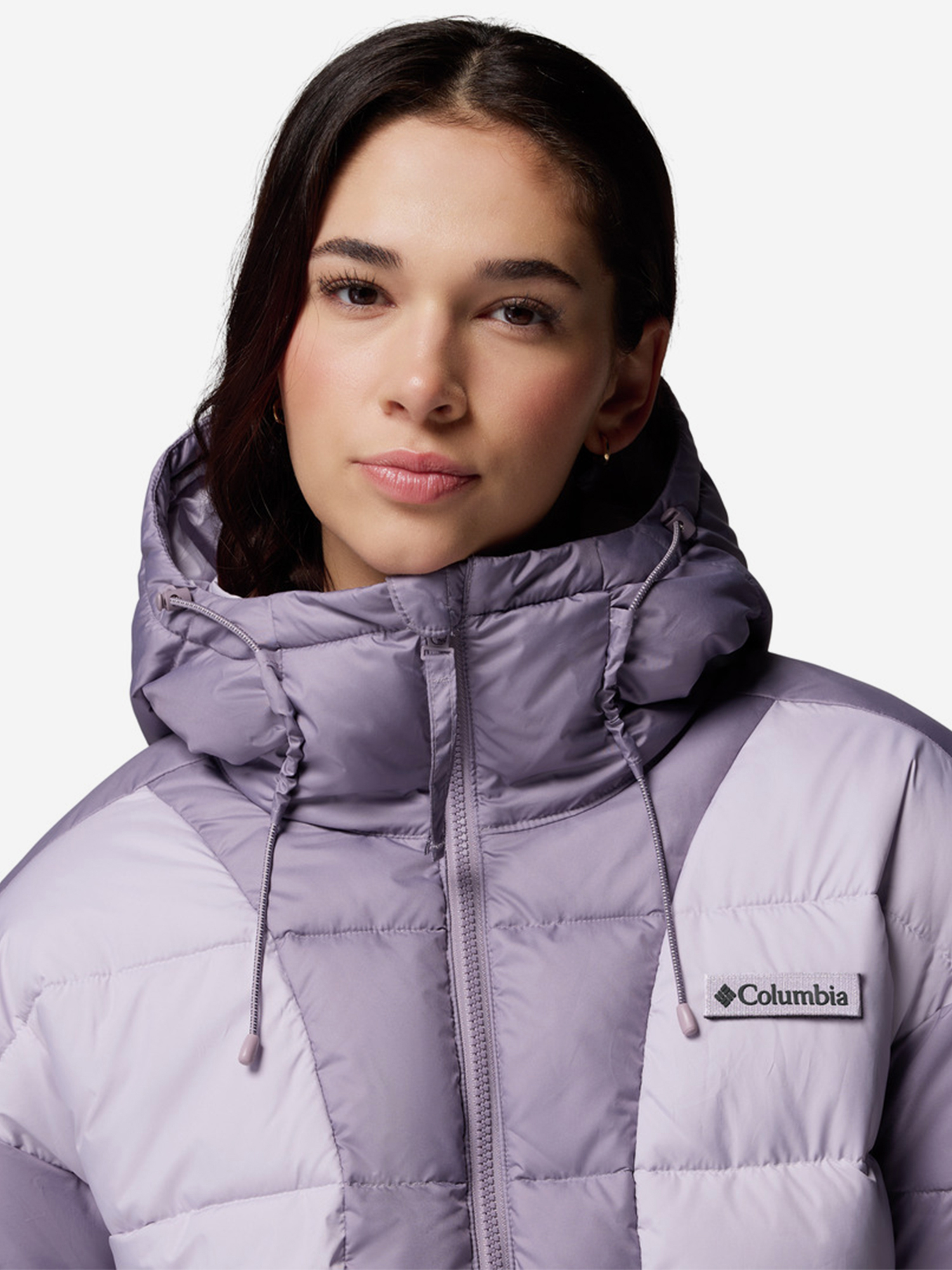 фото Куртка утепленная женская columbia pike lake iii hooded jacket, розовый