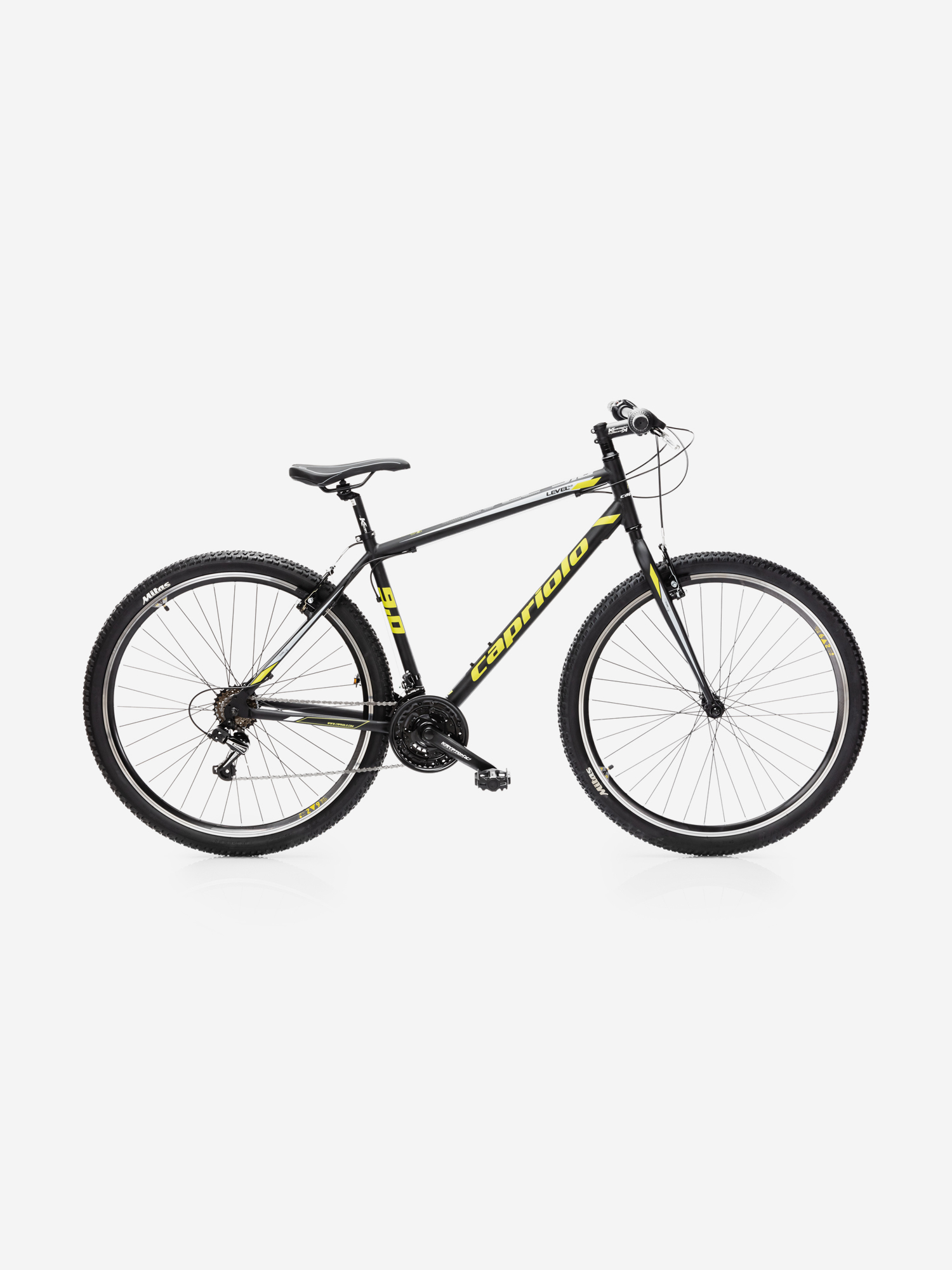 Велосипед CAPRIOLO MTB LEVEL 9.0 (3 X 6), рама алюминий , колёса 29'' (чёрный - жёлтый - зелёный), Черный
Велосипед CAPRIOLO MTB LEVEL 9.0 (3 X 6), рама алюминий , колёса 29'' (чёрный - жёлтый - зелёный), Черный