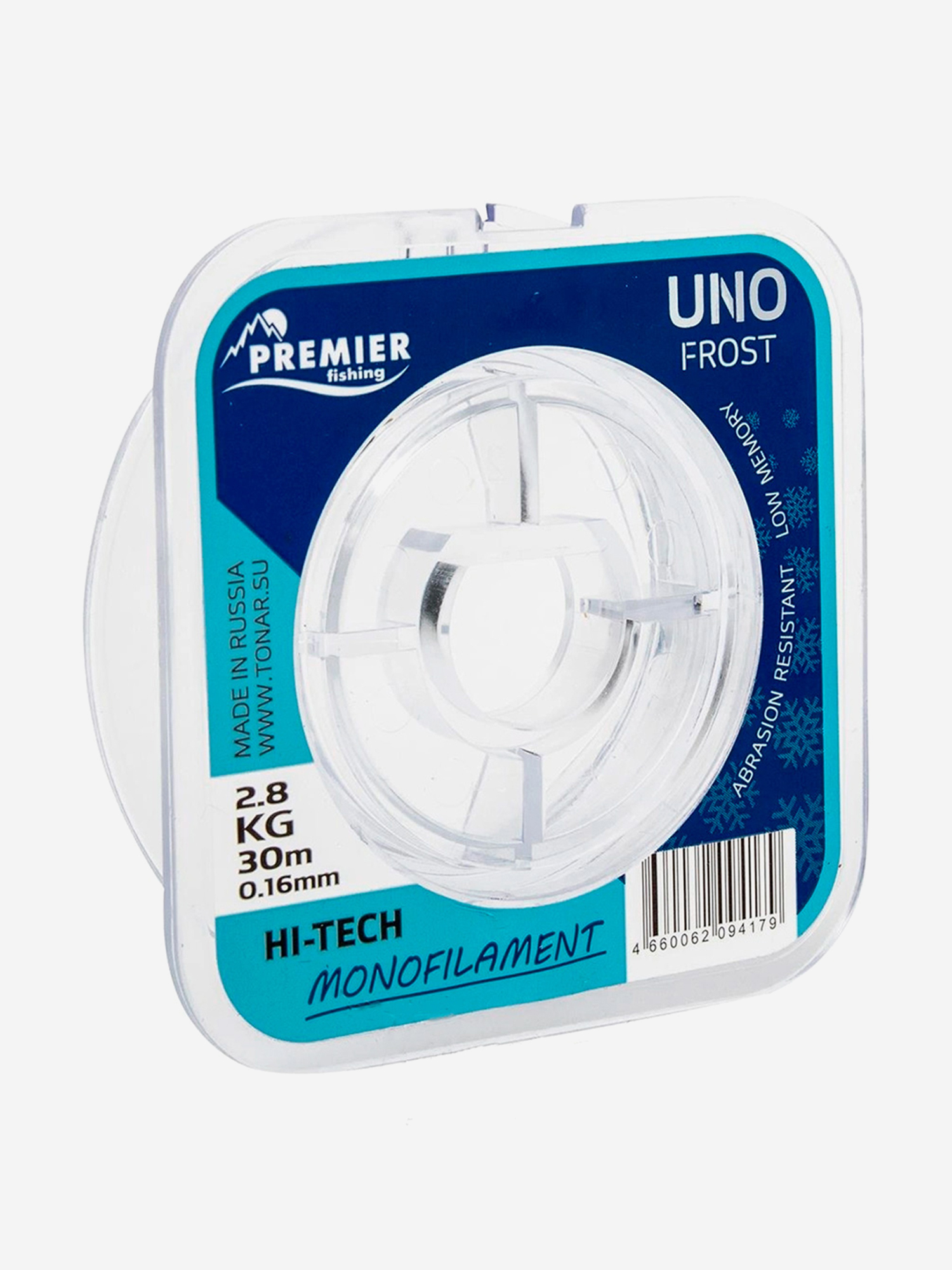 Леска для рыбалки Premier Fishing UNO FROST Nylon 0,16мм, 30м, 2,8кг, прозрачный, Серый
Леска для рыбалки Premier Fishing UNO FROST Nylon 0,16мм, 30м, 2,8кг, прозрачный, Серый