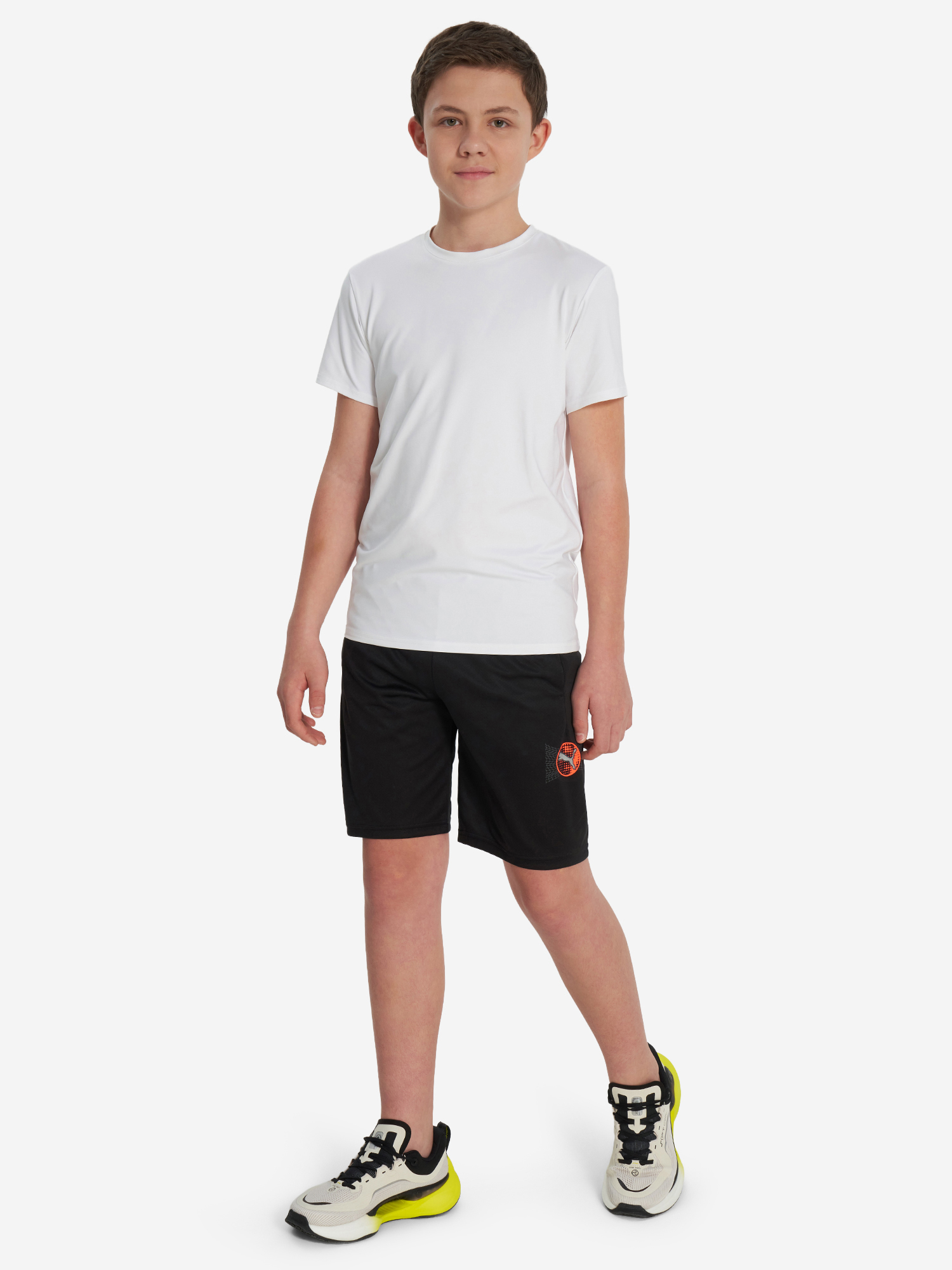 фото Шорты для мальчиков puma active sports graphic, черный