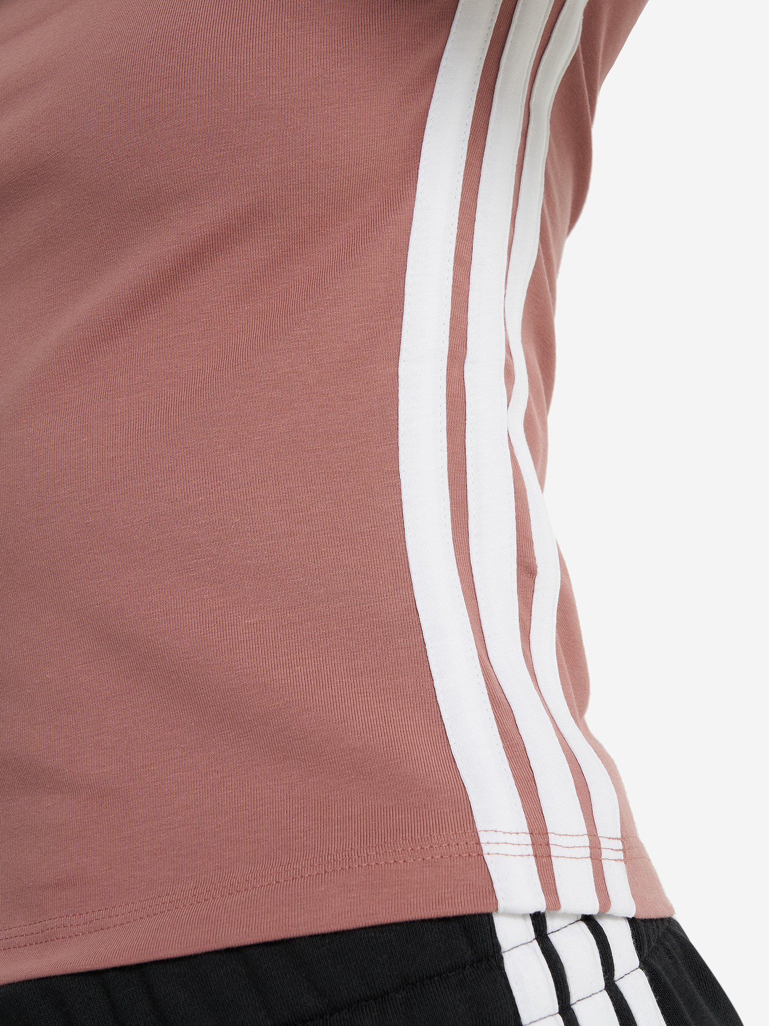 фото Футболка женская adidas, коричневый