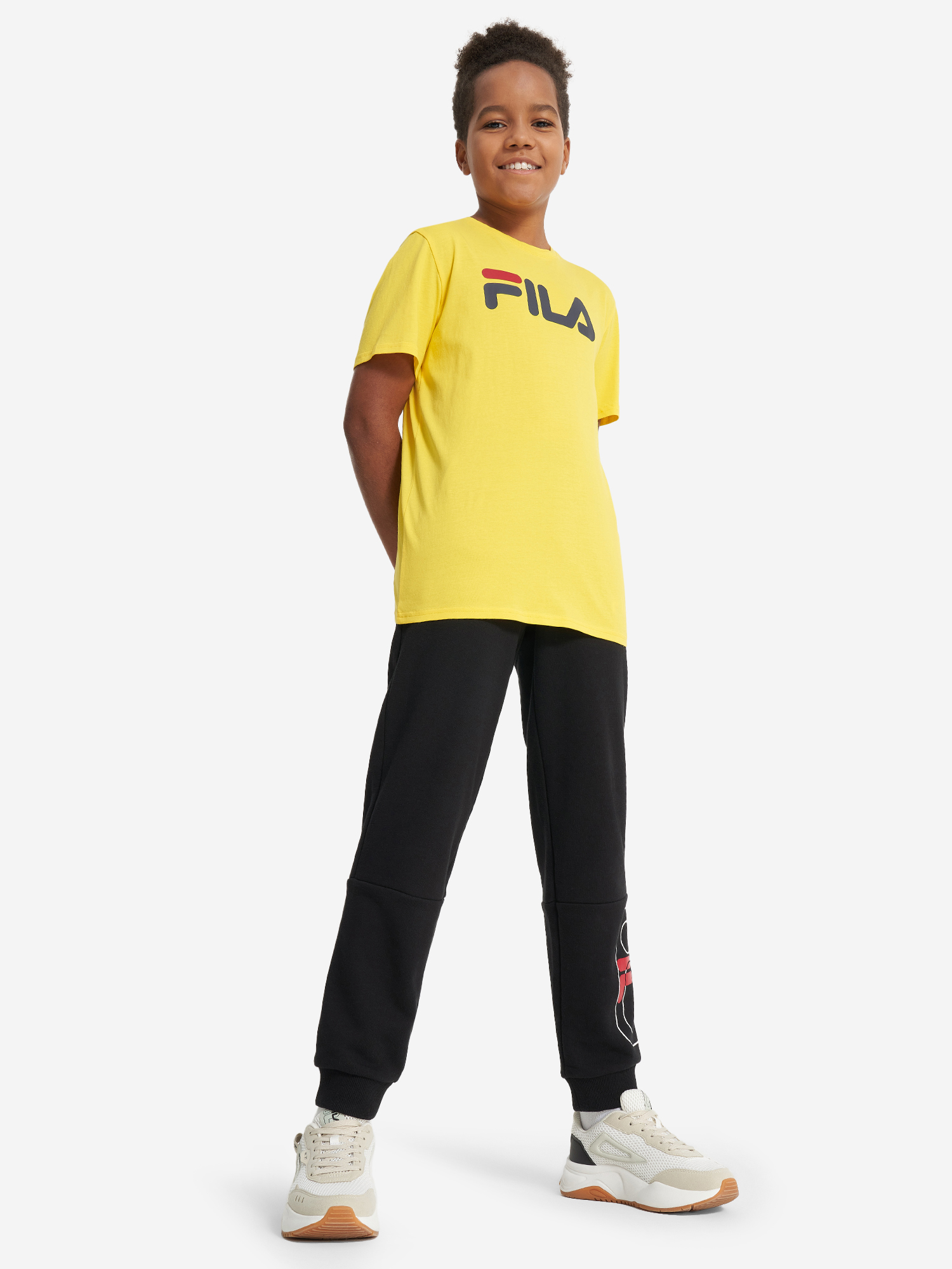 фото Футболка для мальчиков fila, желтый