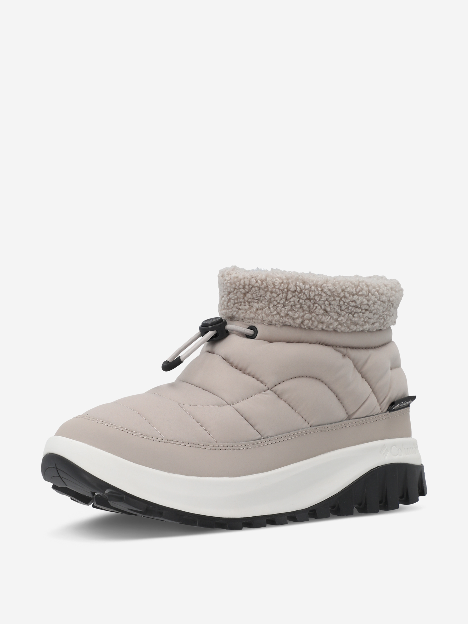 фото Сапоги утепленные женские columbia snowtrot shorty, бежевый