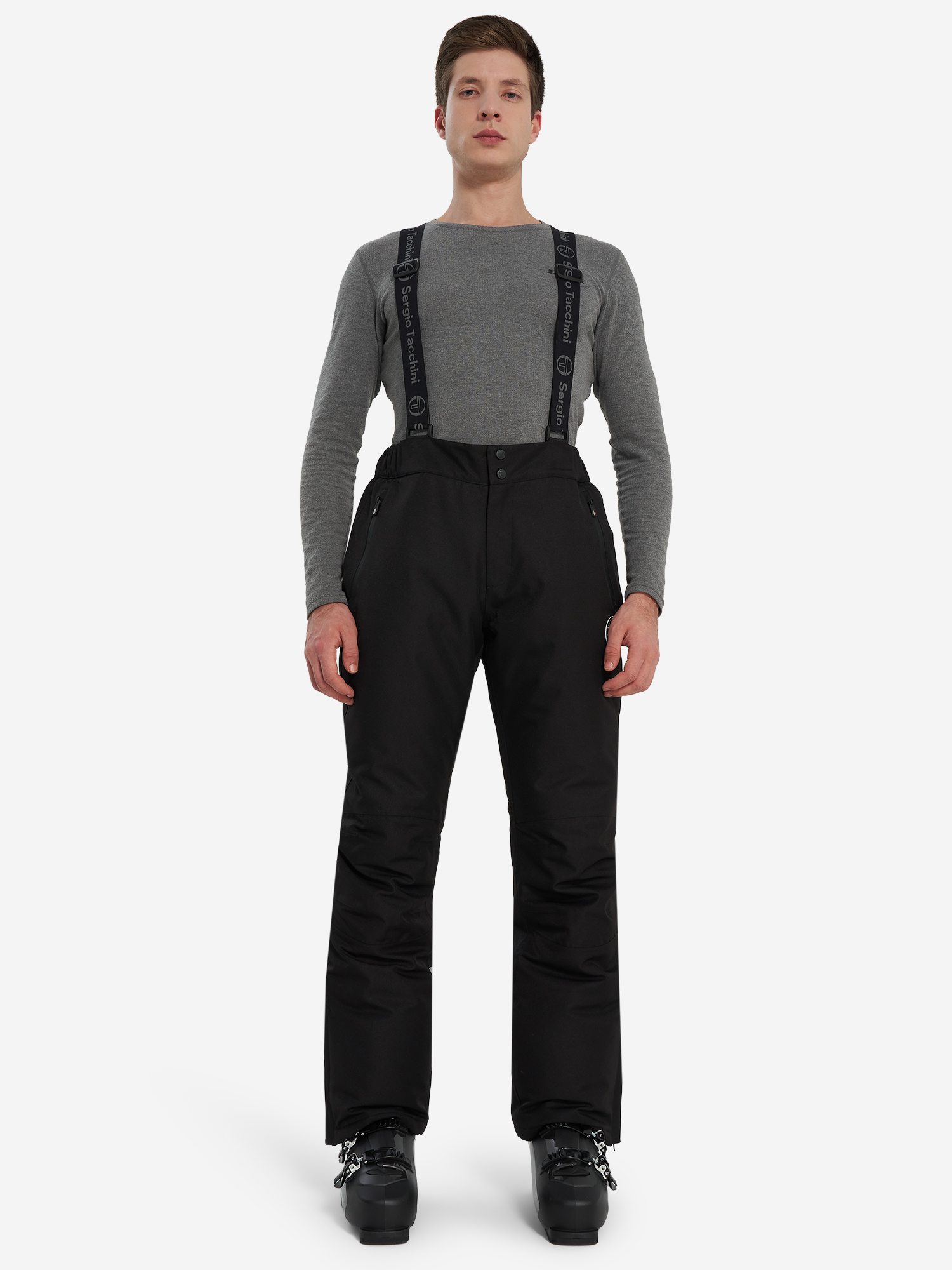 фото Брюки утепленные мужские sergio tacchini ski, черный