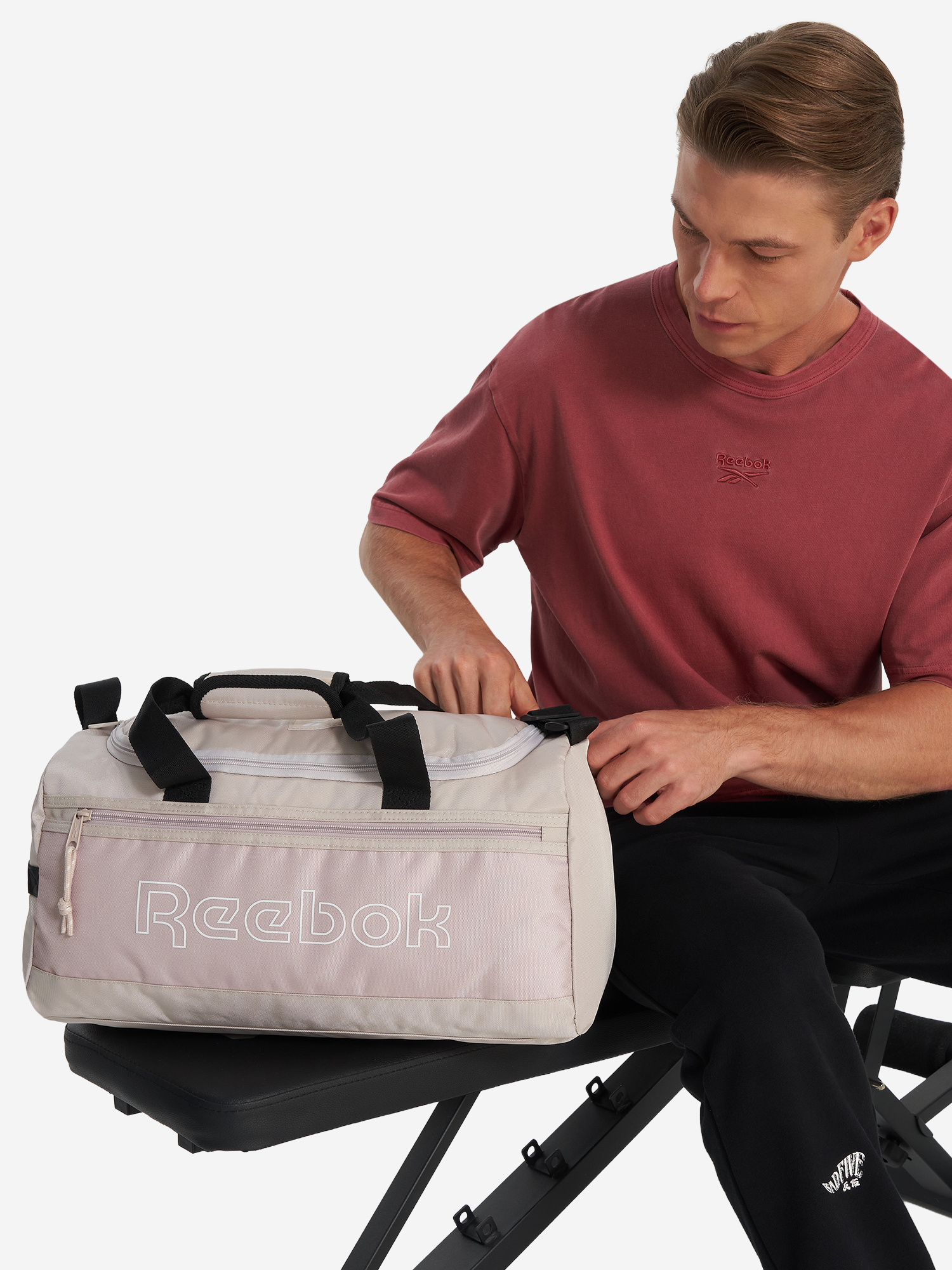 фото Сумка reebok arlo, бежевый
