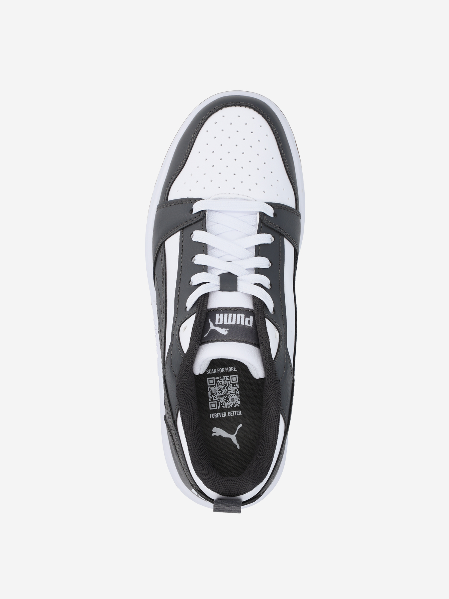 фото Кеды детские puma rebound v6, серый