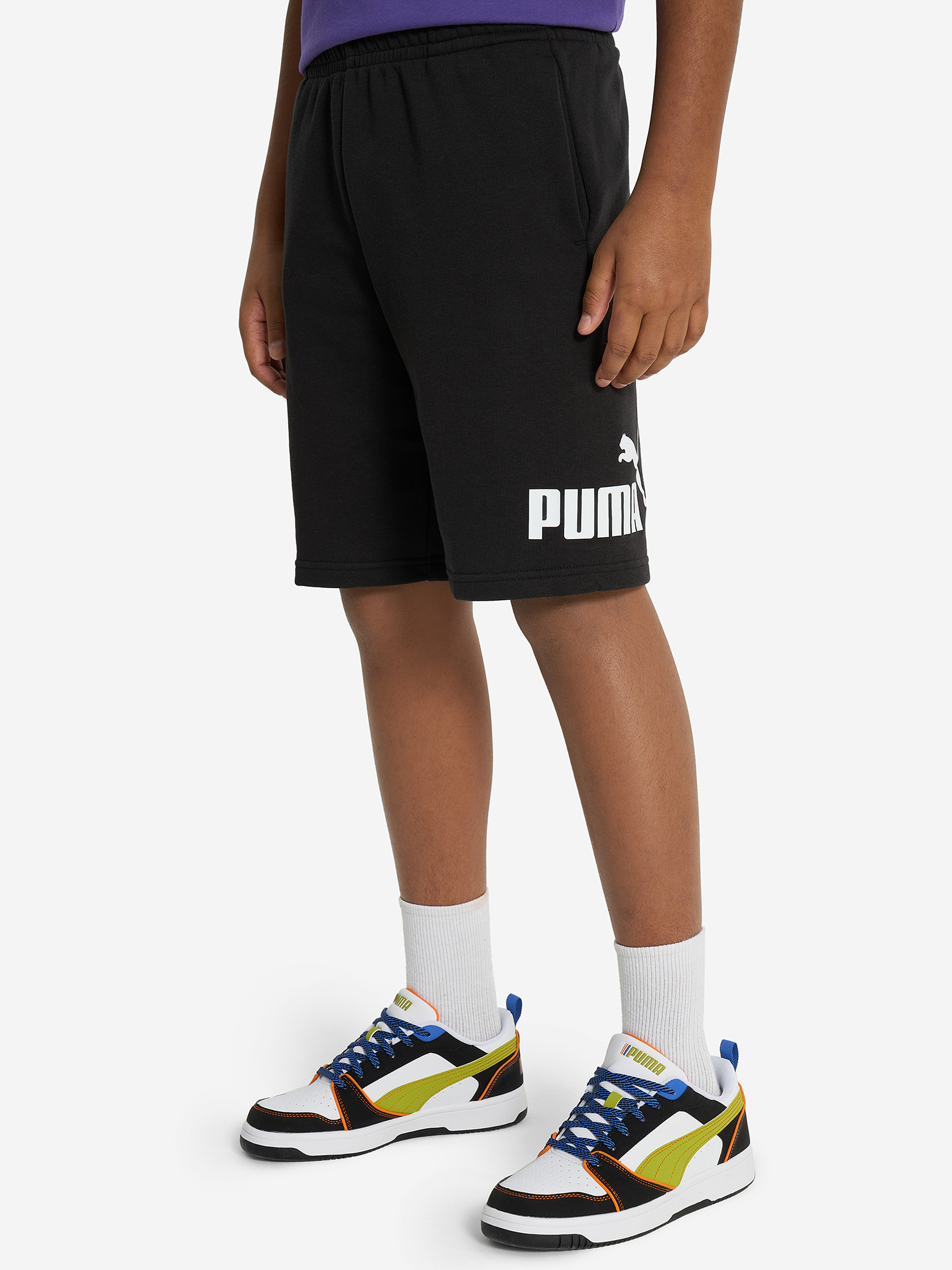 фото Шорты для мальчиков puma no. 1 logo, черный