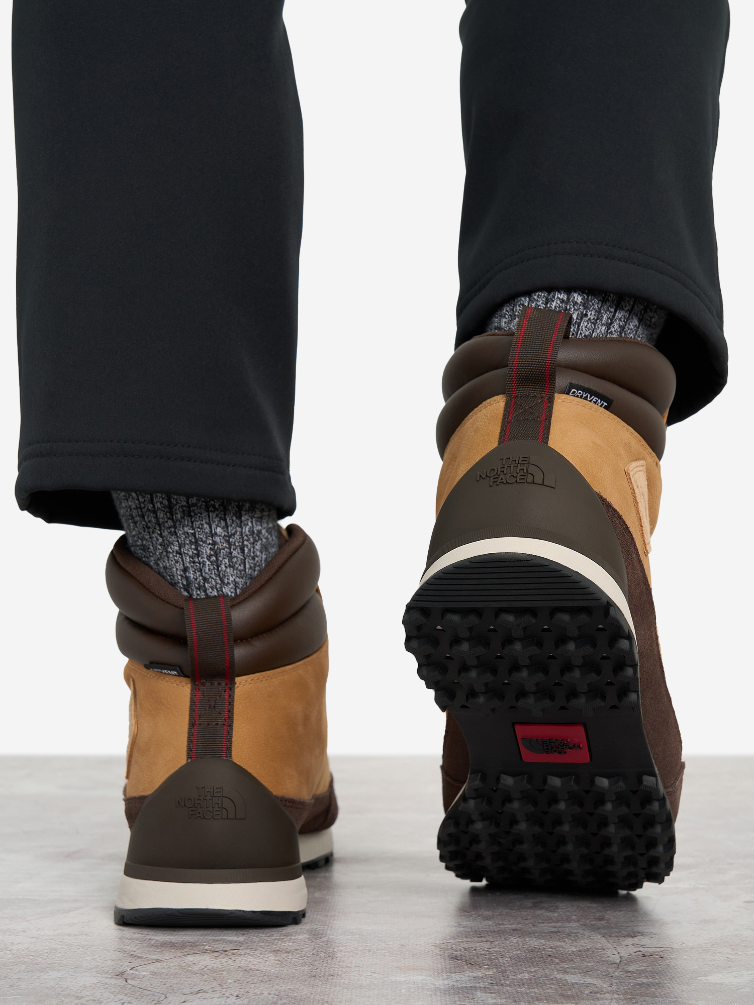 фото Ботинки мужские the north face back-to-berkeley iv leather wp, коричневый
