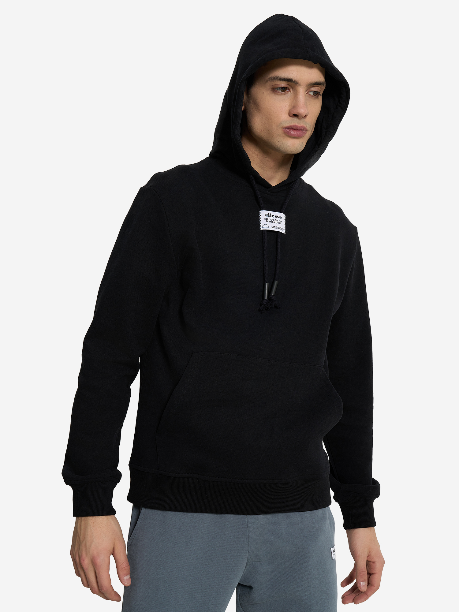 фото Худи мужское ellesse, черный
