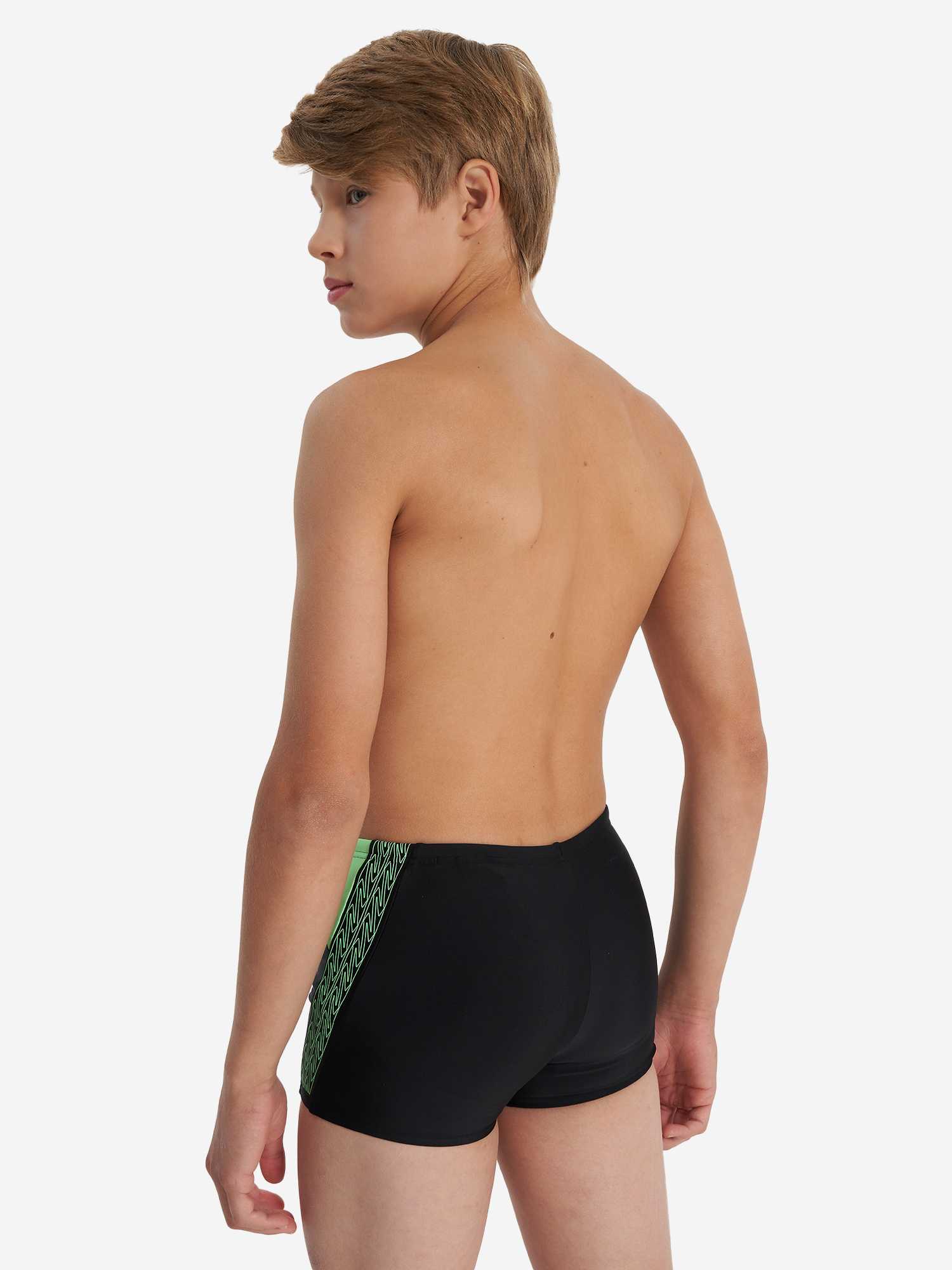 фото Плавки-шорты для мальчиков speedo hyperboom, черный