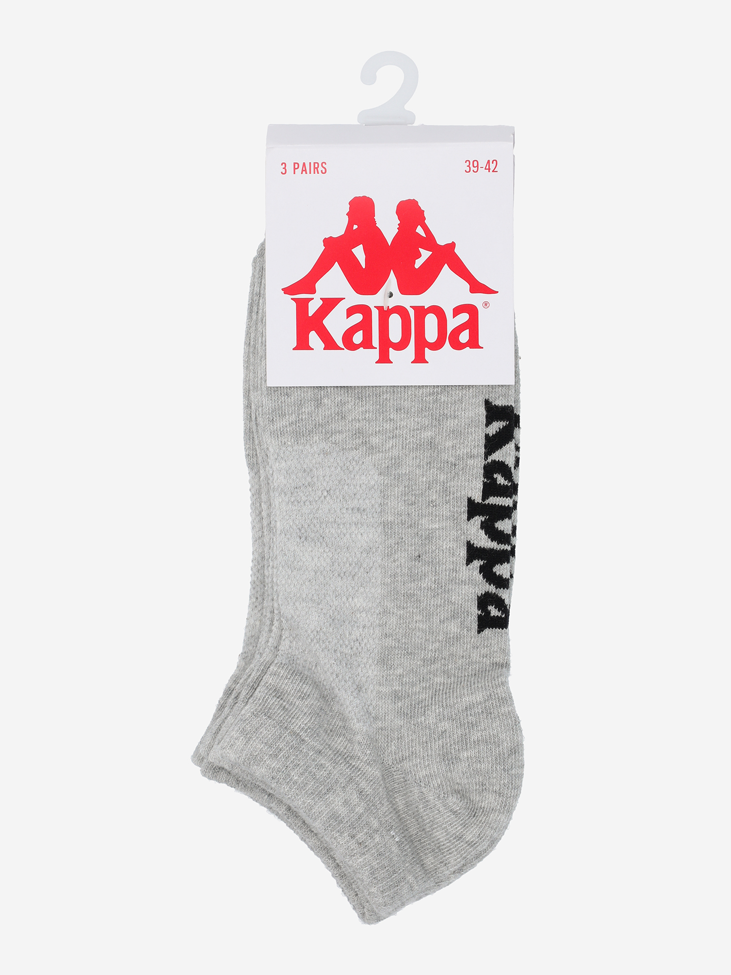 фото Носки kappa, 3 пары, серый