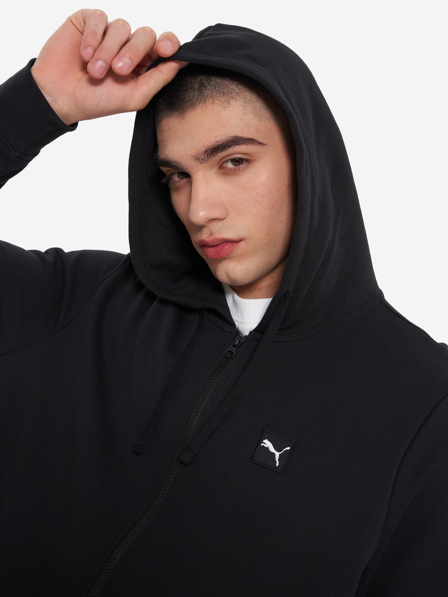 фото Толстовка мужская puma ess elevated, черный
