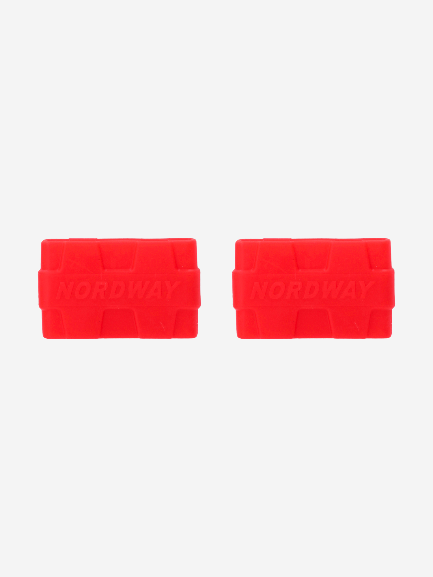 фото Связки для беговых лыж nordway straps plastic, красный