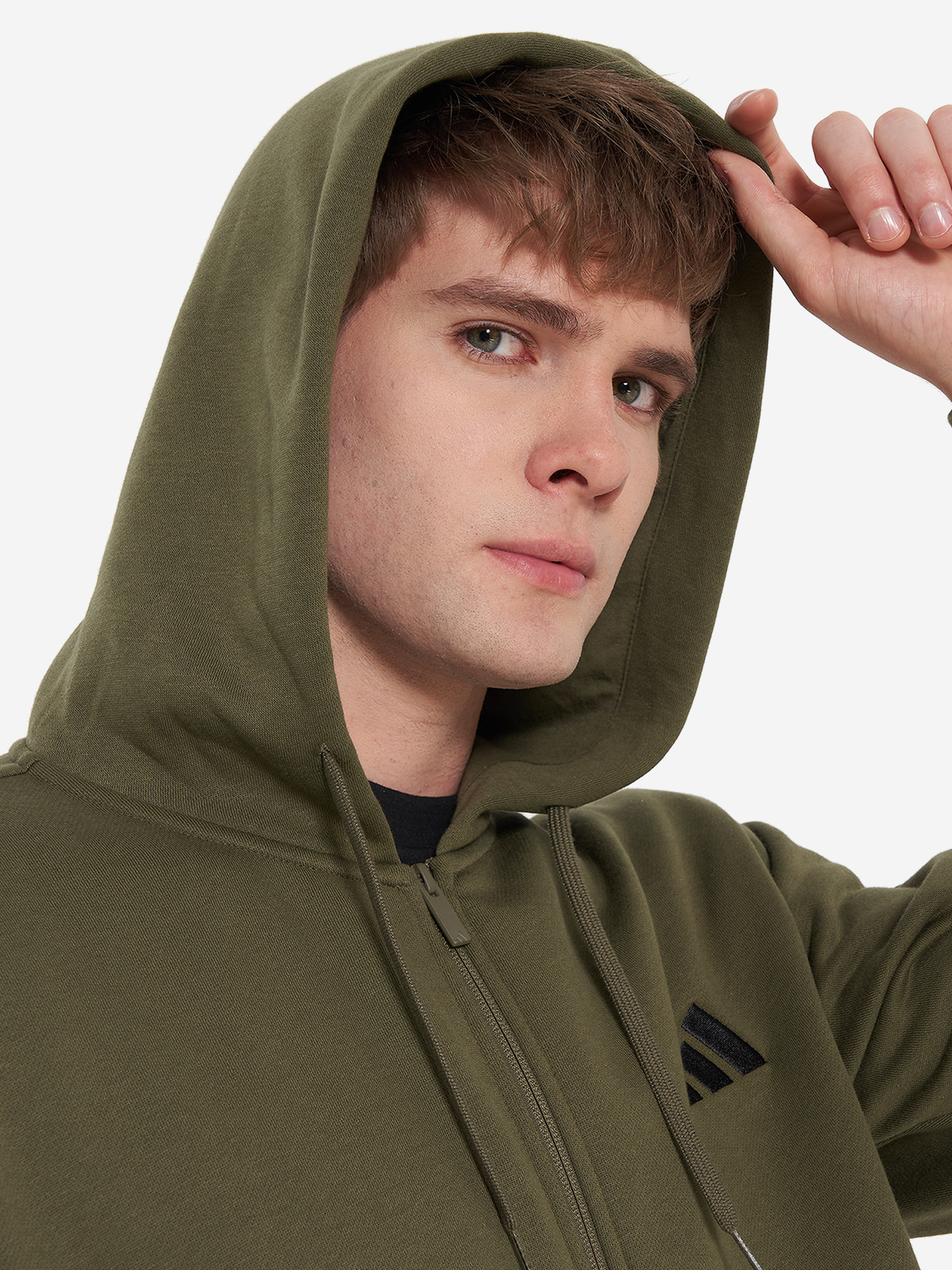 фото Толстовка мужская adidas, зеленый