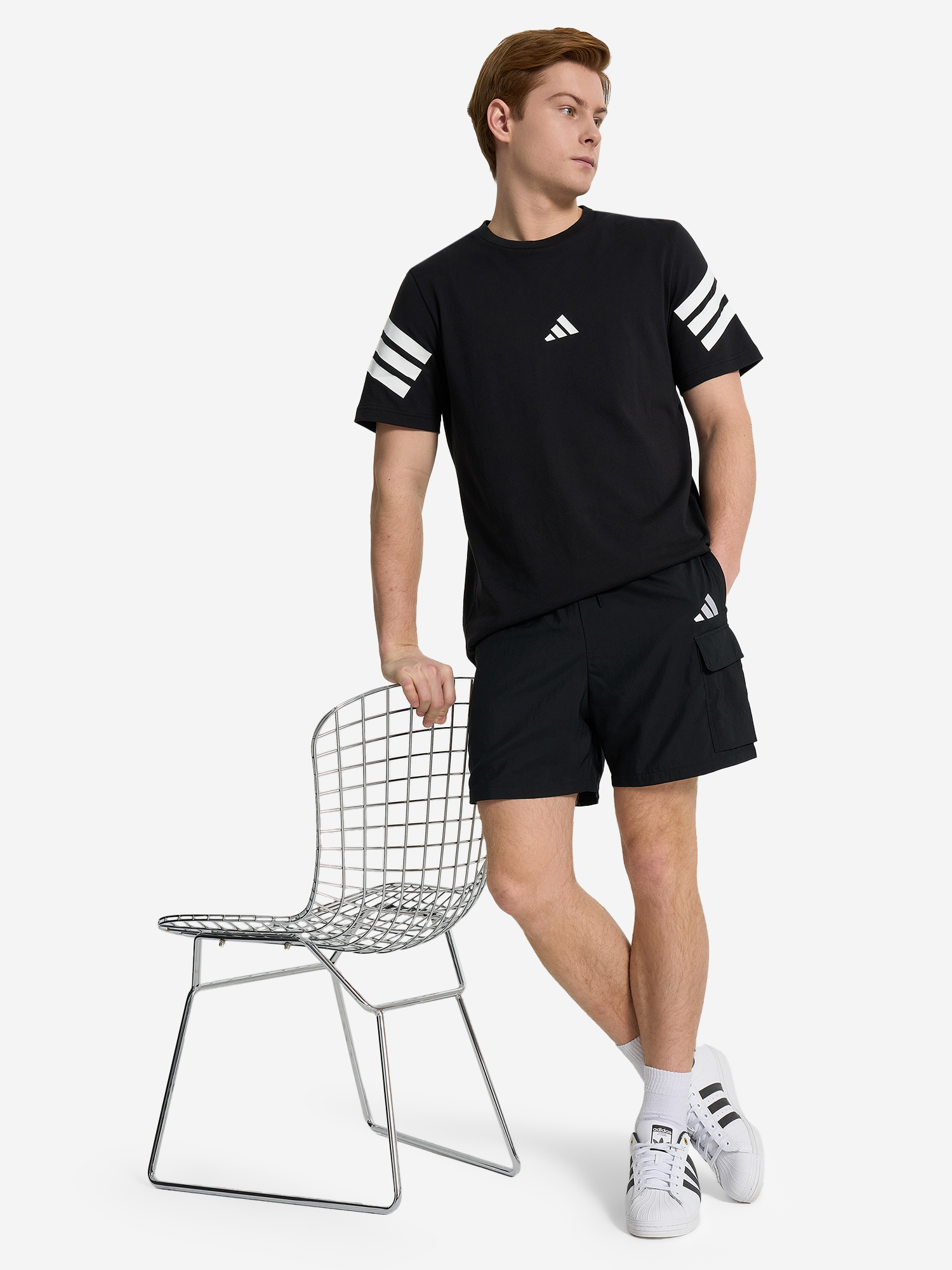 фото Шорты мужские adidas, черный