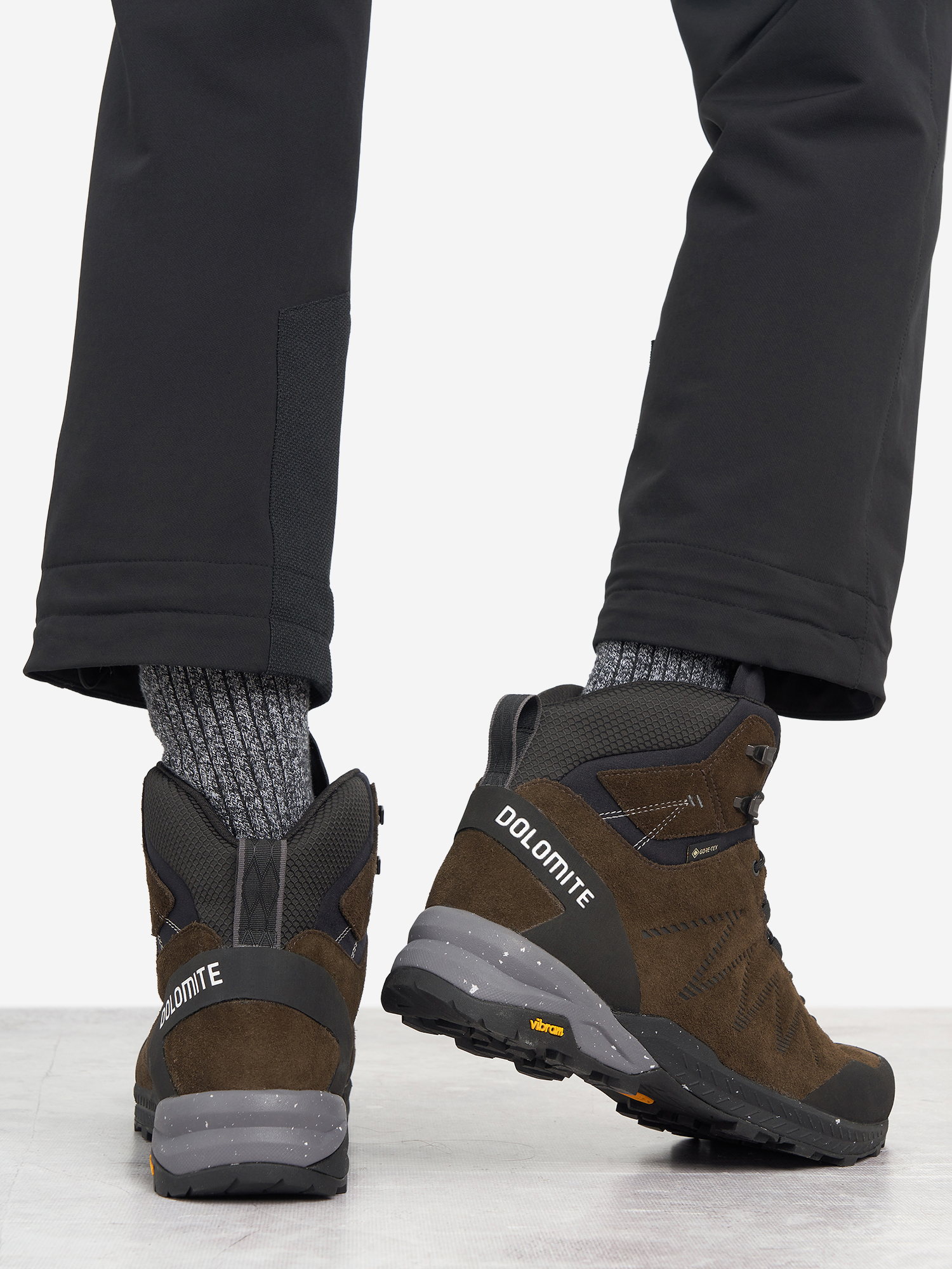 фото Ботинки мужские dolomite crodarossa leather gore-tex, коричневый