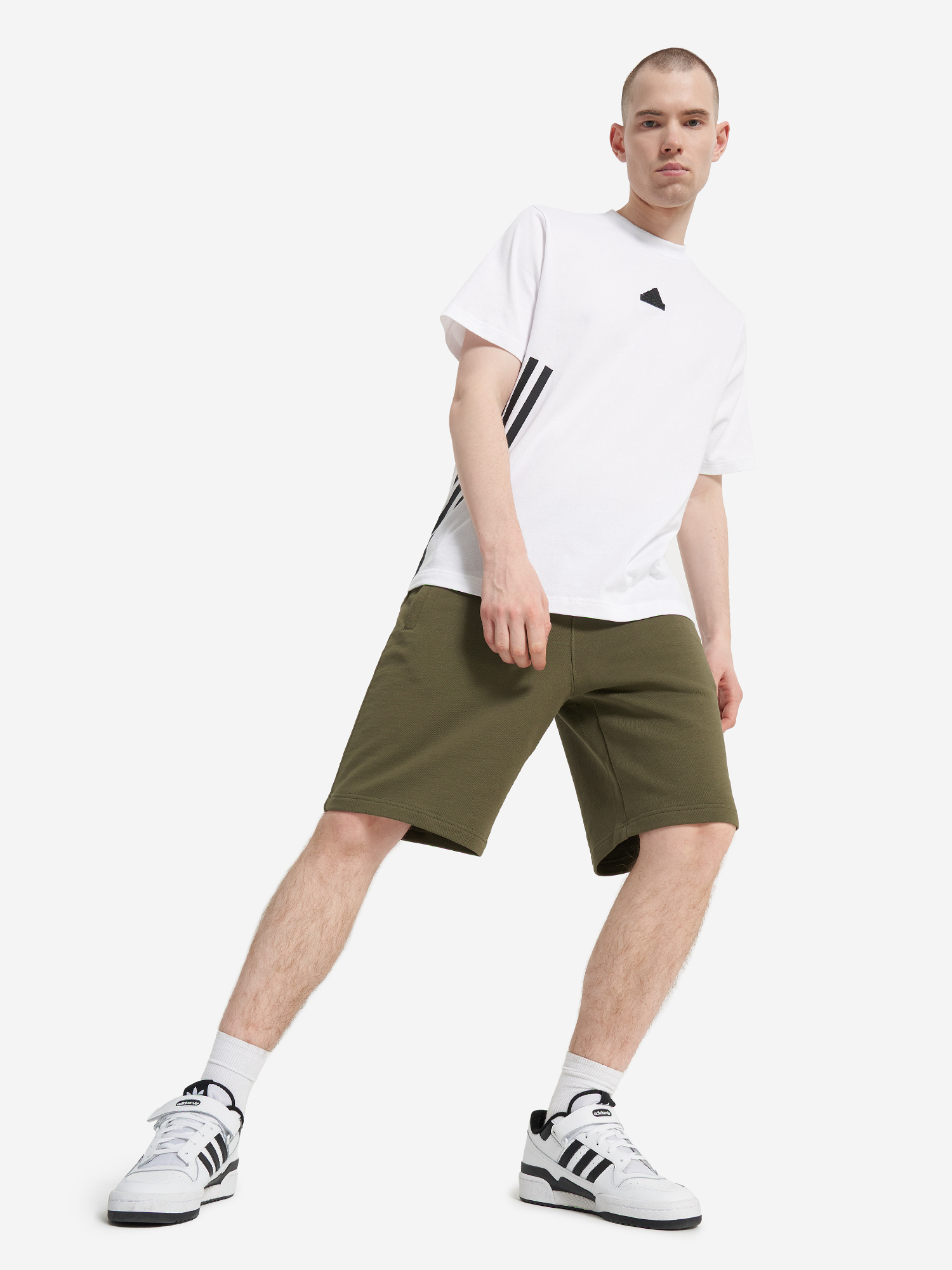 фото Шорты мужские adidas, зеленый
