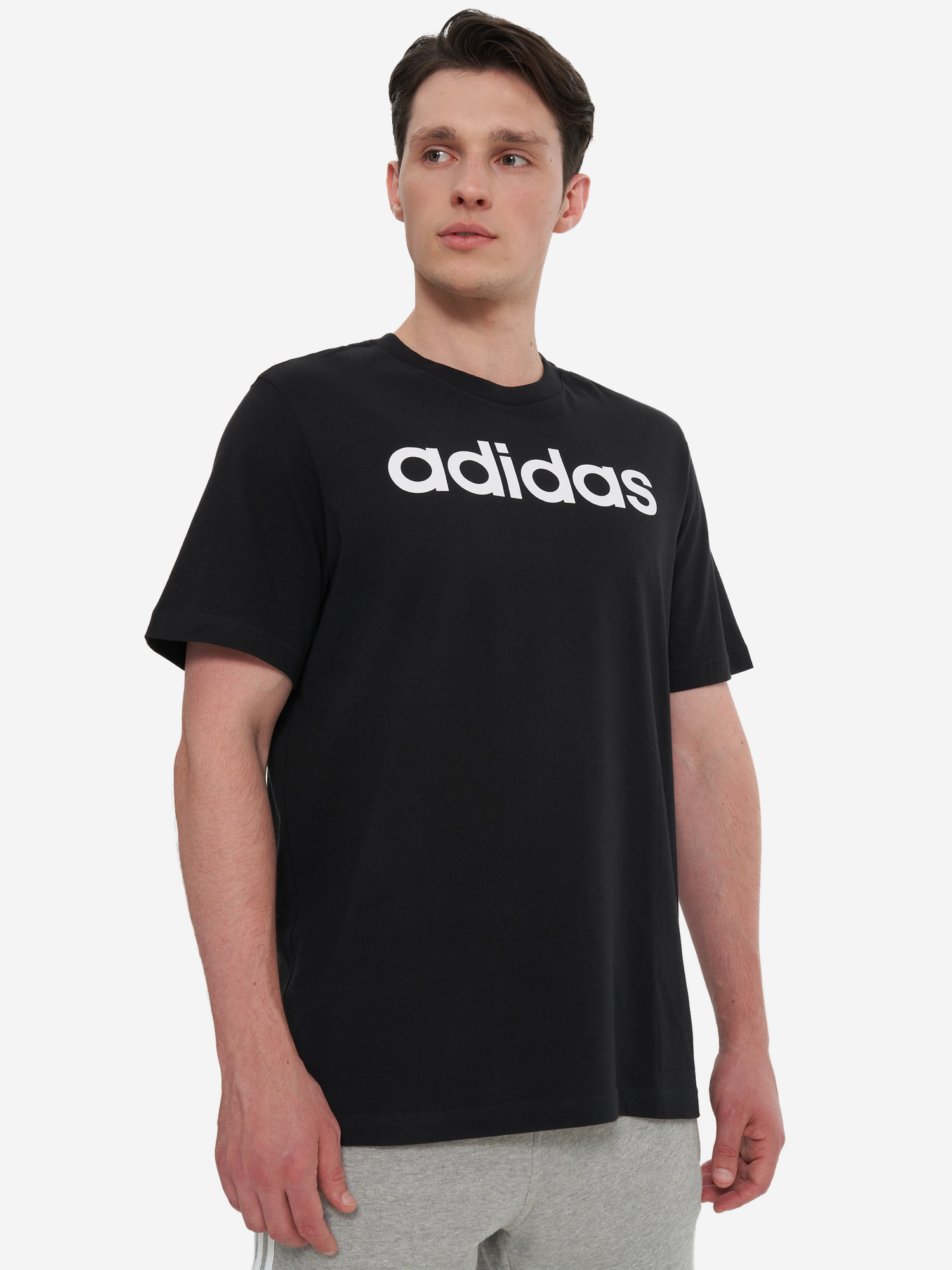 фото Футболка мужская adidas lin, черный