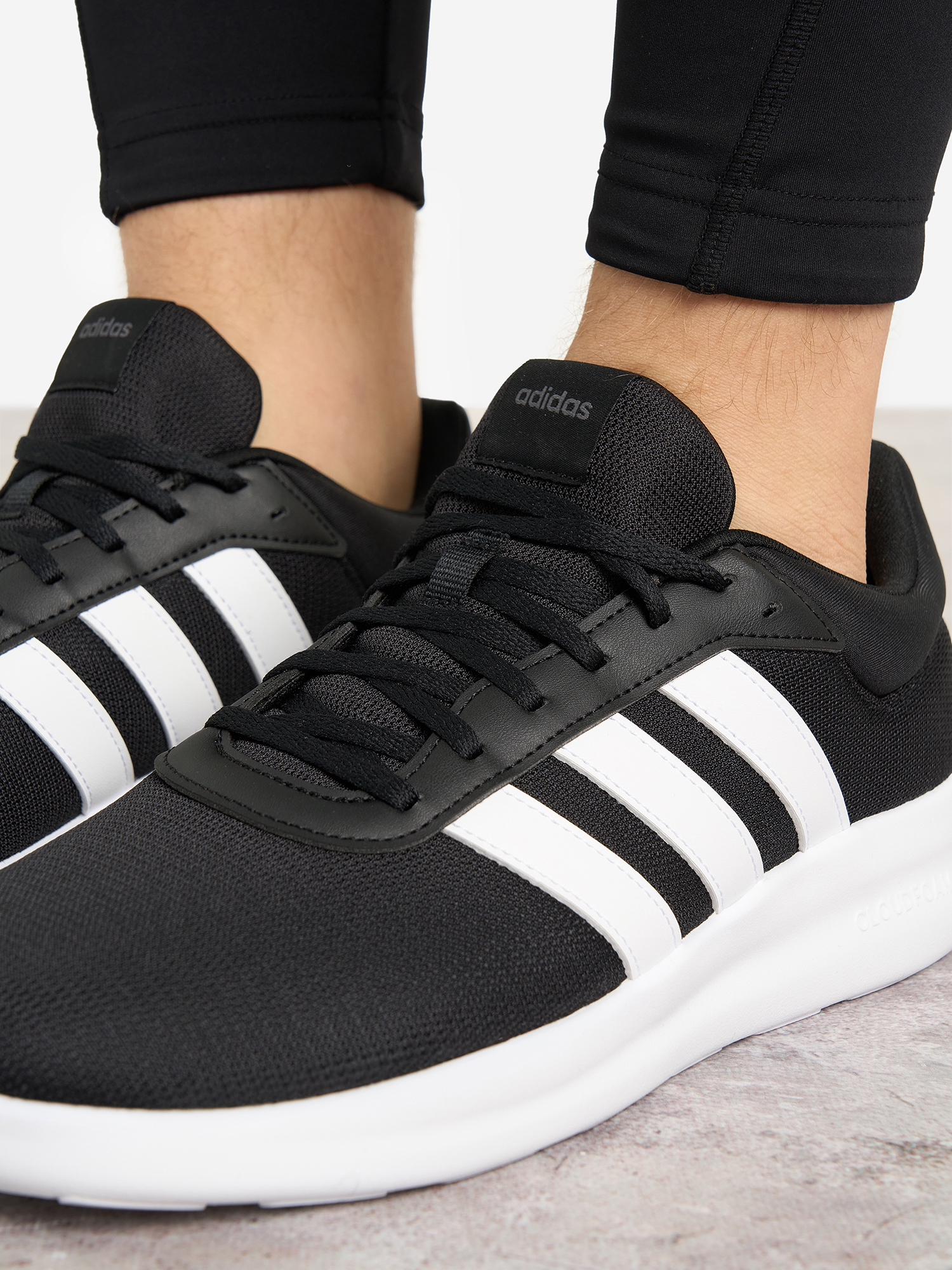 фото Кроссовки мужские adidas lite racer 4.0, черный