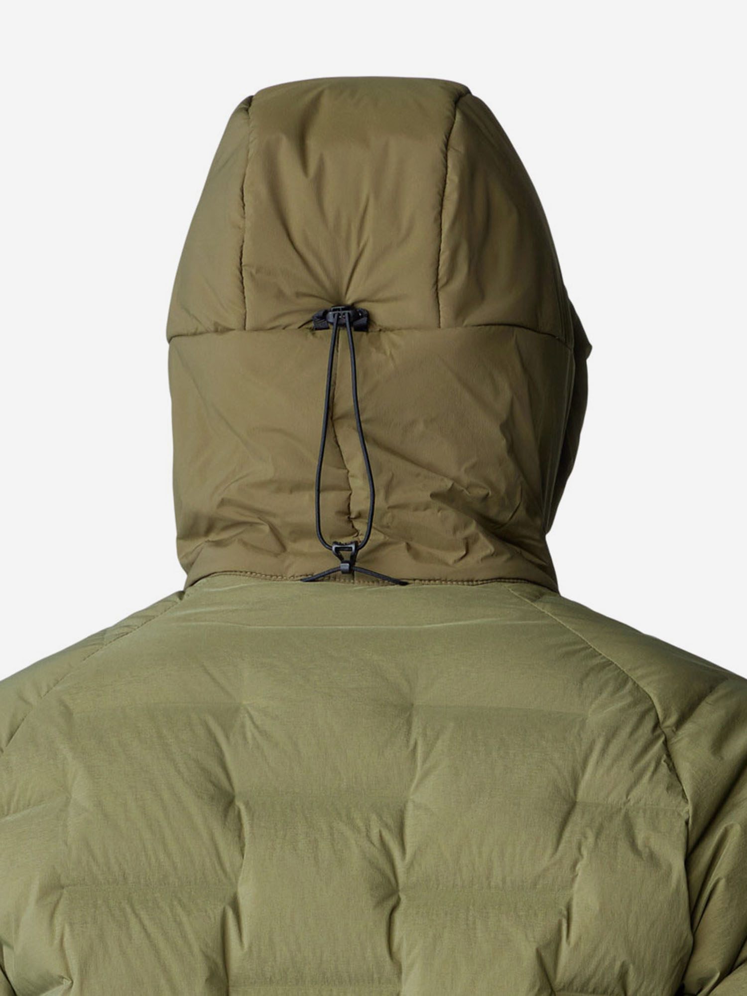 фото Пуховик мужской mountain hardwear stretchdown, зеленый