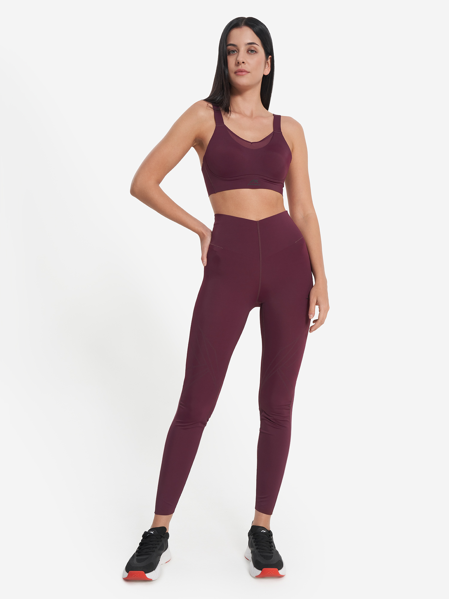 фото Топ бра спортивный athlex, красный