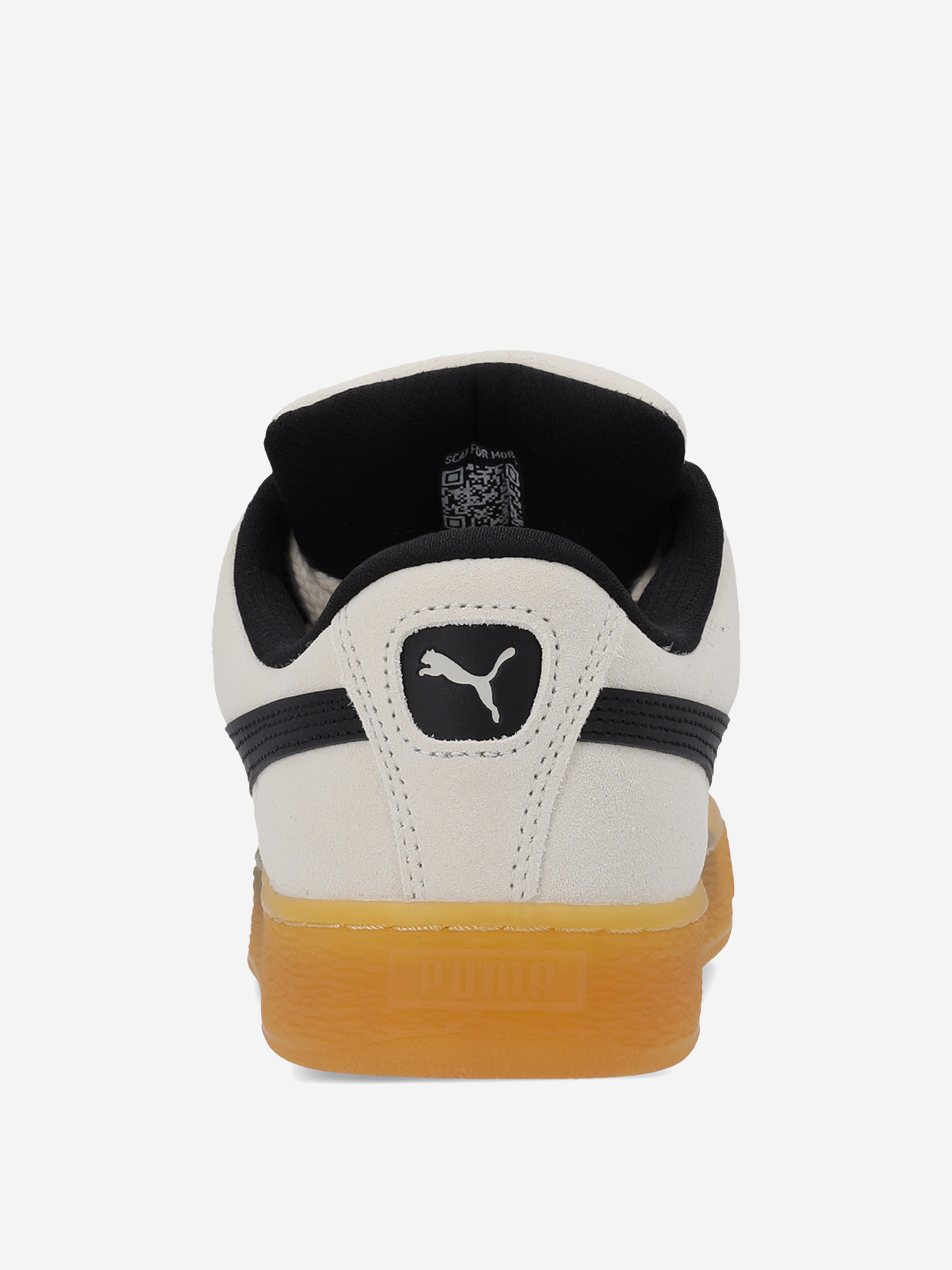 фото Кеды женские puma suede xl dark risk, бежевый