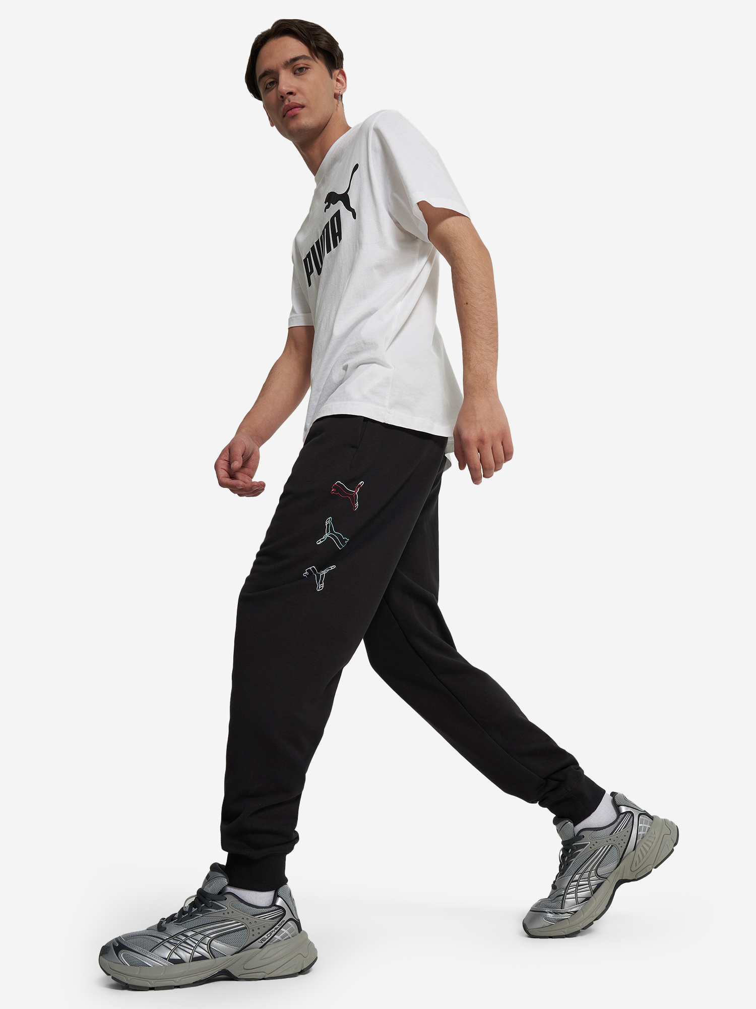 фото Брюки мужские puma, черный