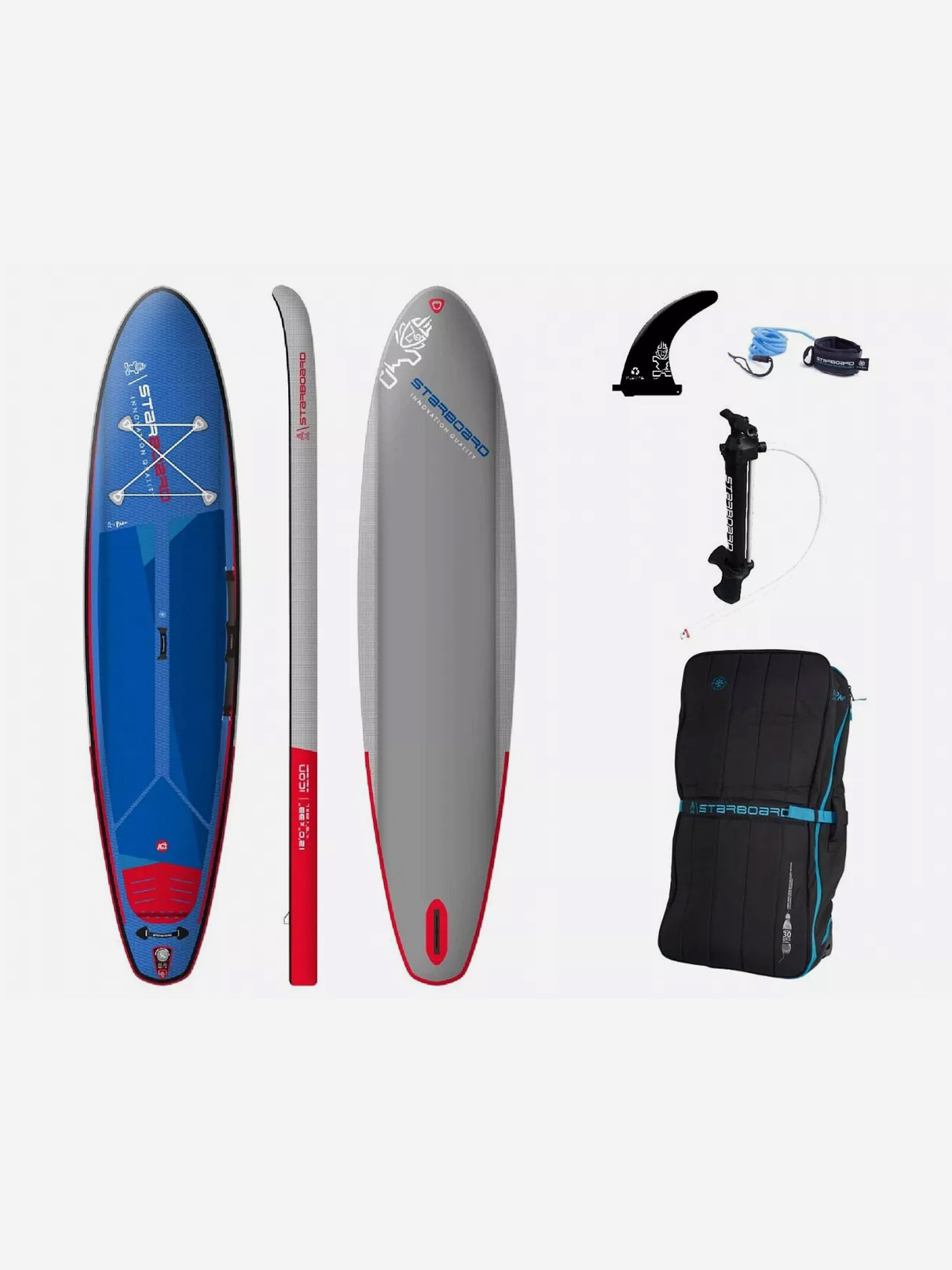 Доска SUP надувная Starboard 12'0"х33"х4.75" Icon Deluxe Sc S22/23, Мультицвет
Доска SUP надувная Starboard 12'0"х33"х4.75" Icon Deluxe Sc S22/23, Мультицвет