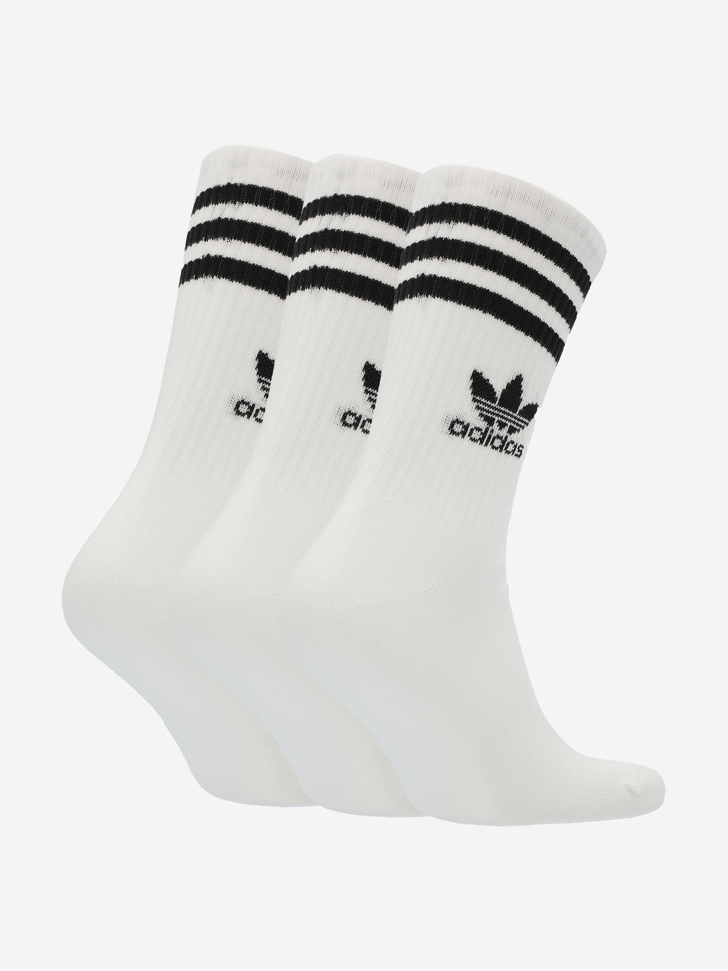 фото Носки adidas, 3 пары, белый