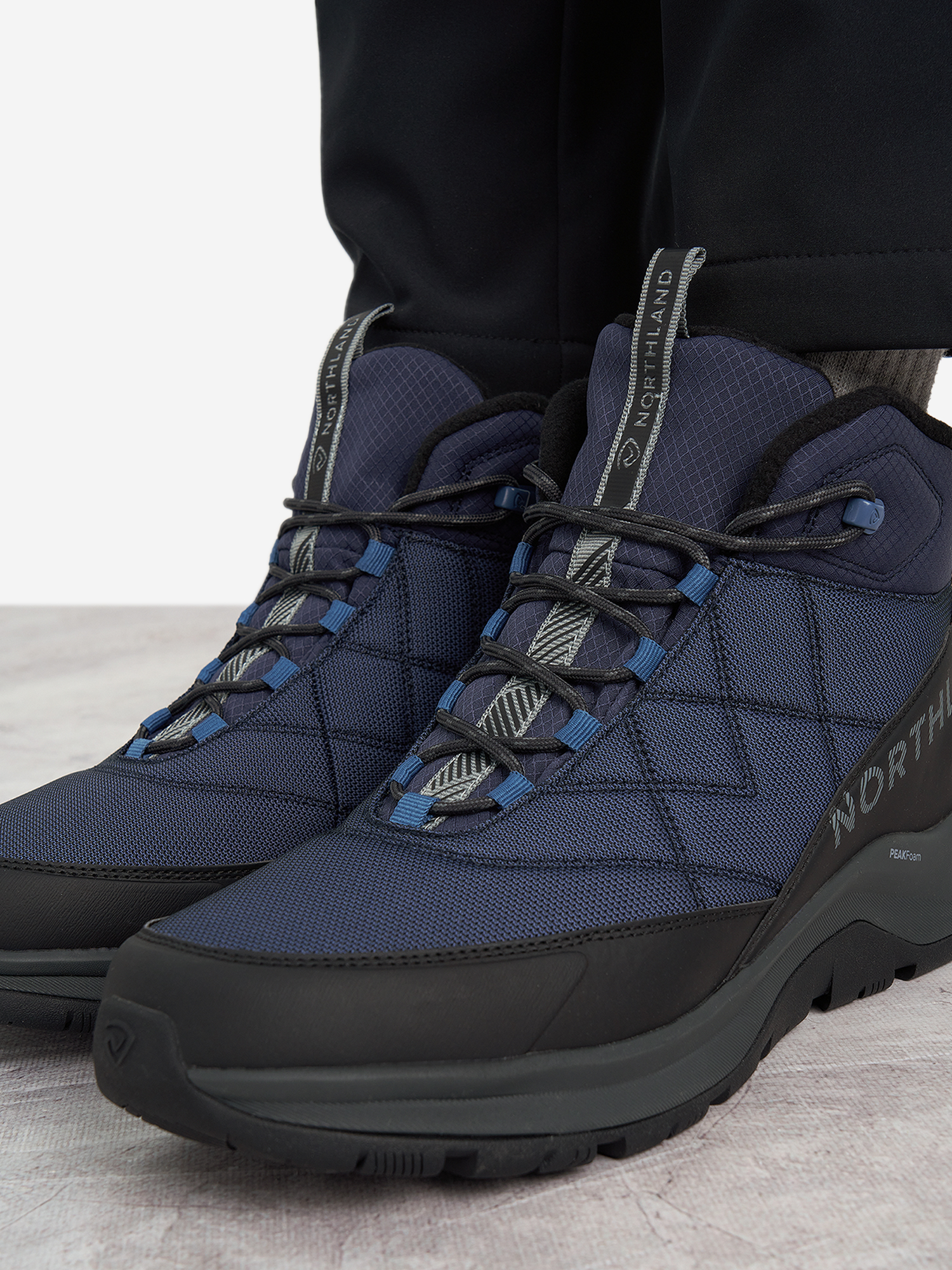 фото Ботинки утепленные мужские northland ramsau nylon, синий