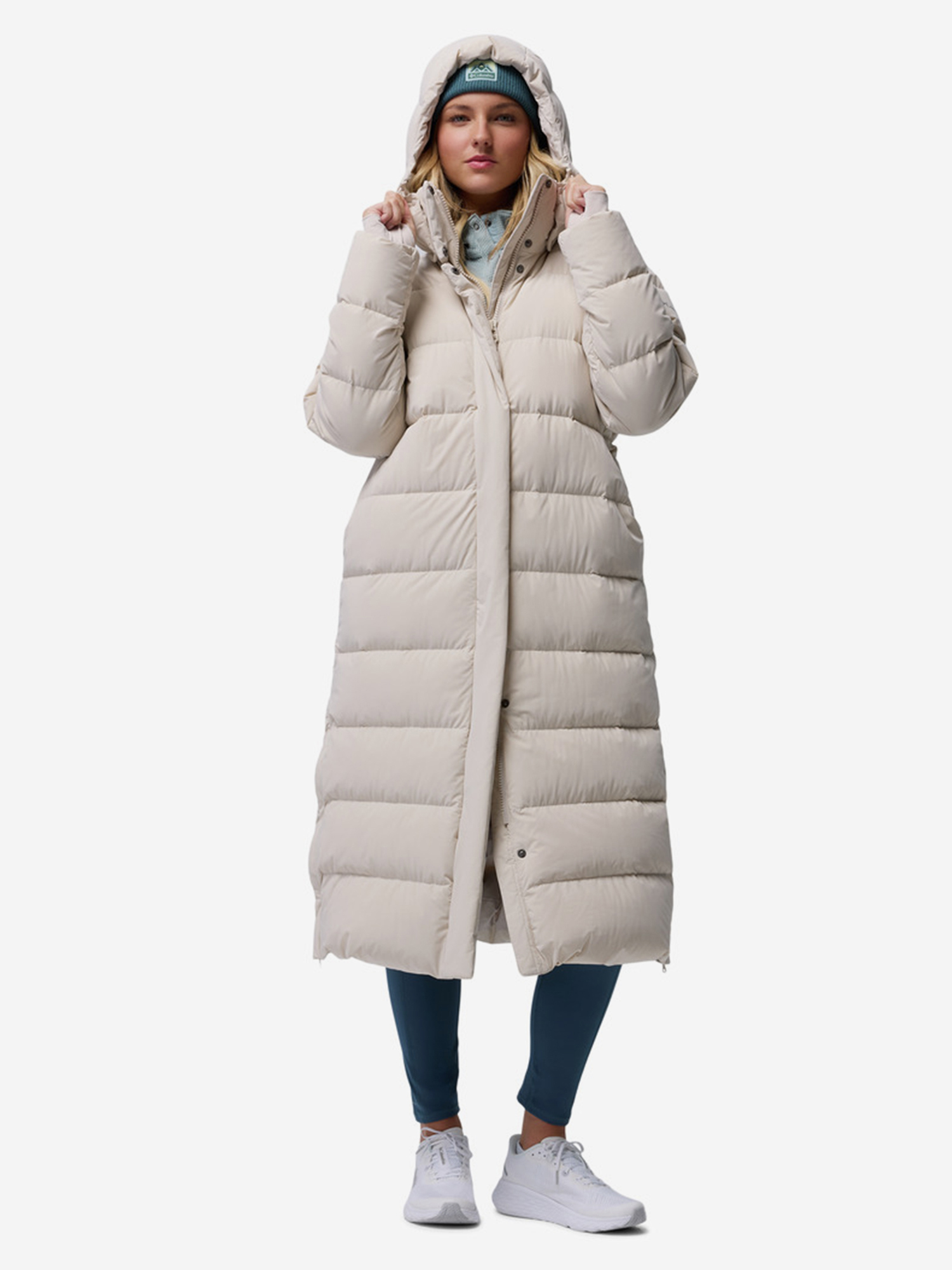 фото Пуховик женский columbia amaze puff, бежевый