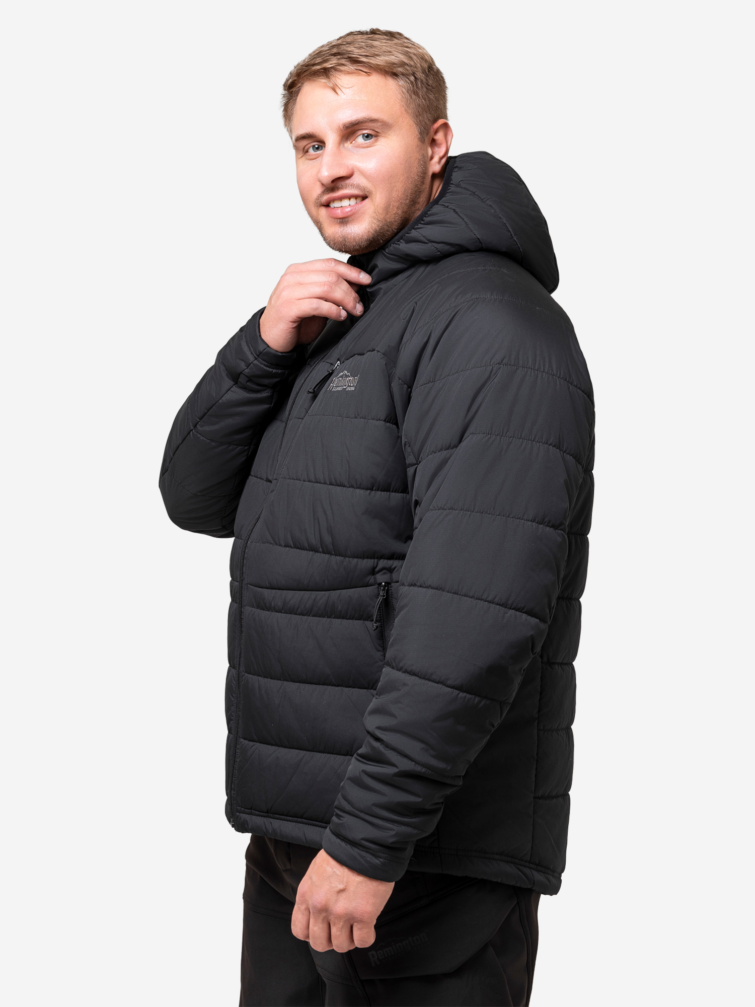 фото Куртка утепленная мужская remington black raven, черный
