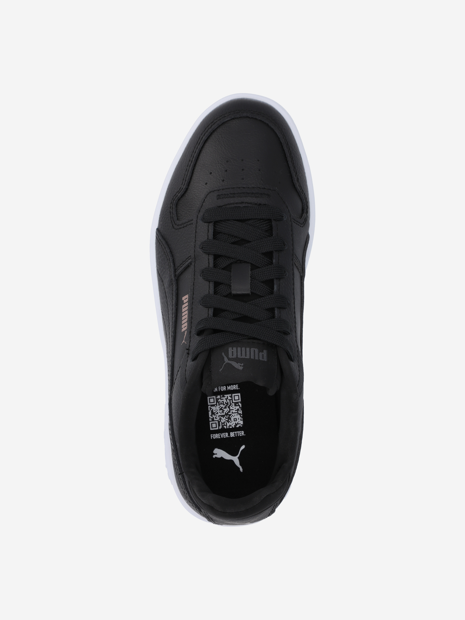 фото Кеды для девочек puma carina street, черный