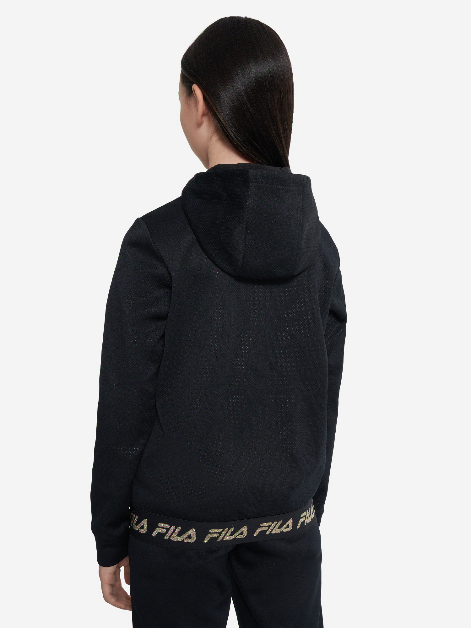 фото Толстовка для девочек fila, черный