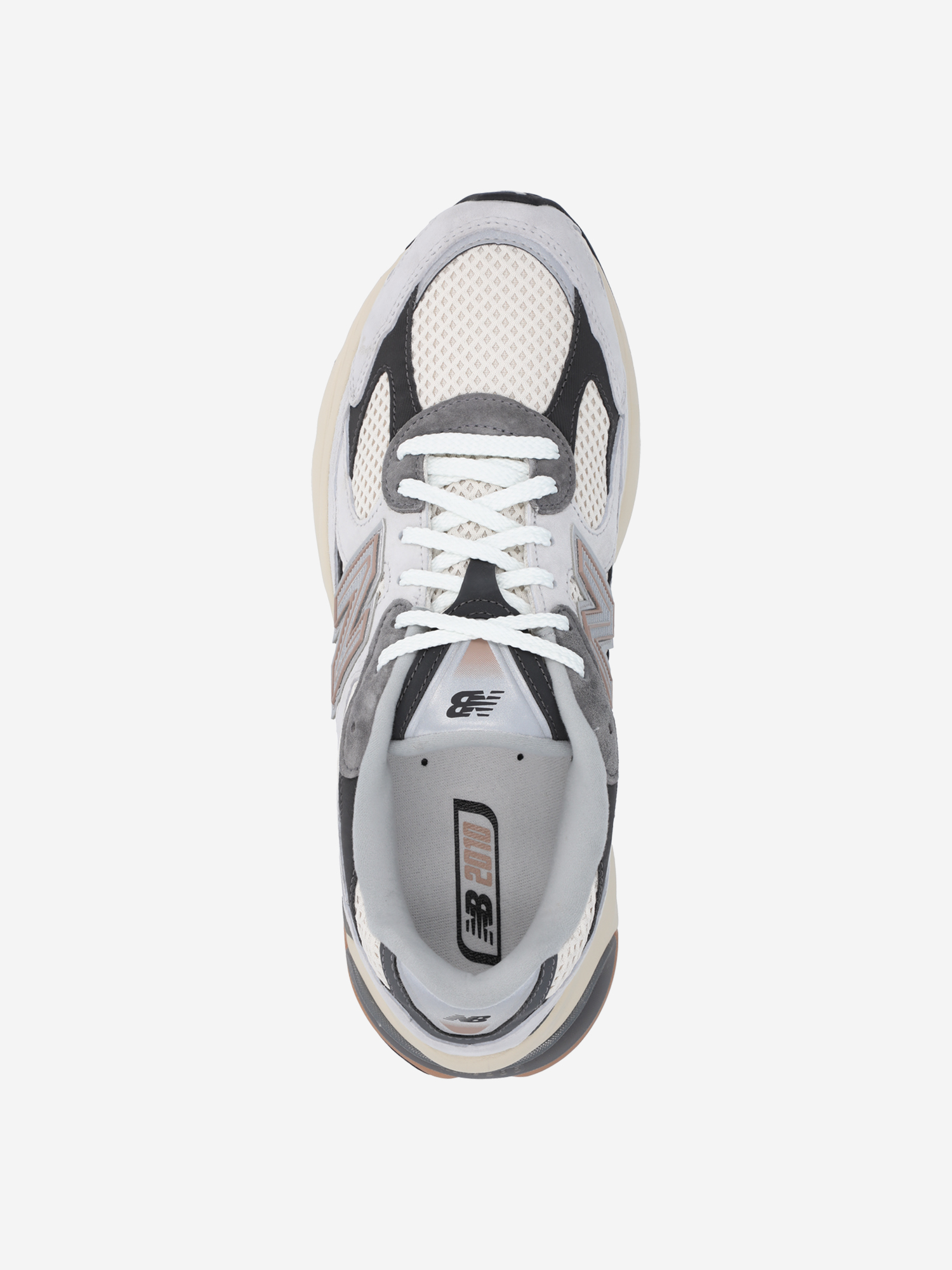 фото Кроссовки мужские new balance 2010, бежевый