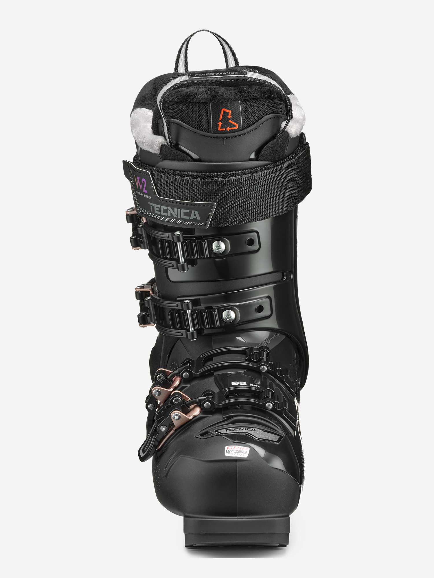 фото Ботинки горнолыжные женские tecnica mach1 mv 95 w td gw, черный