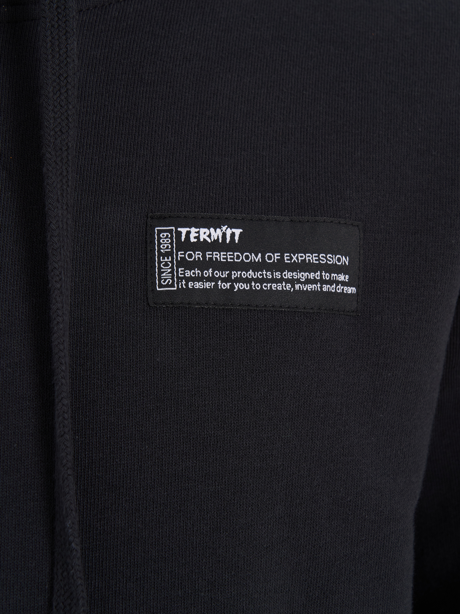 фото Худи мужское termit, черный