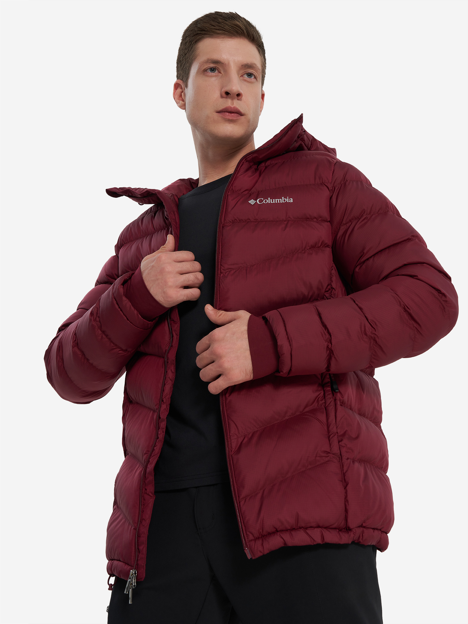 фото Пуховик мужской columbia youngberg ii insulated jacket, красный
