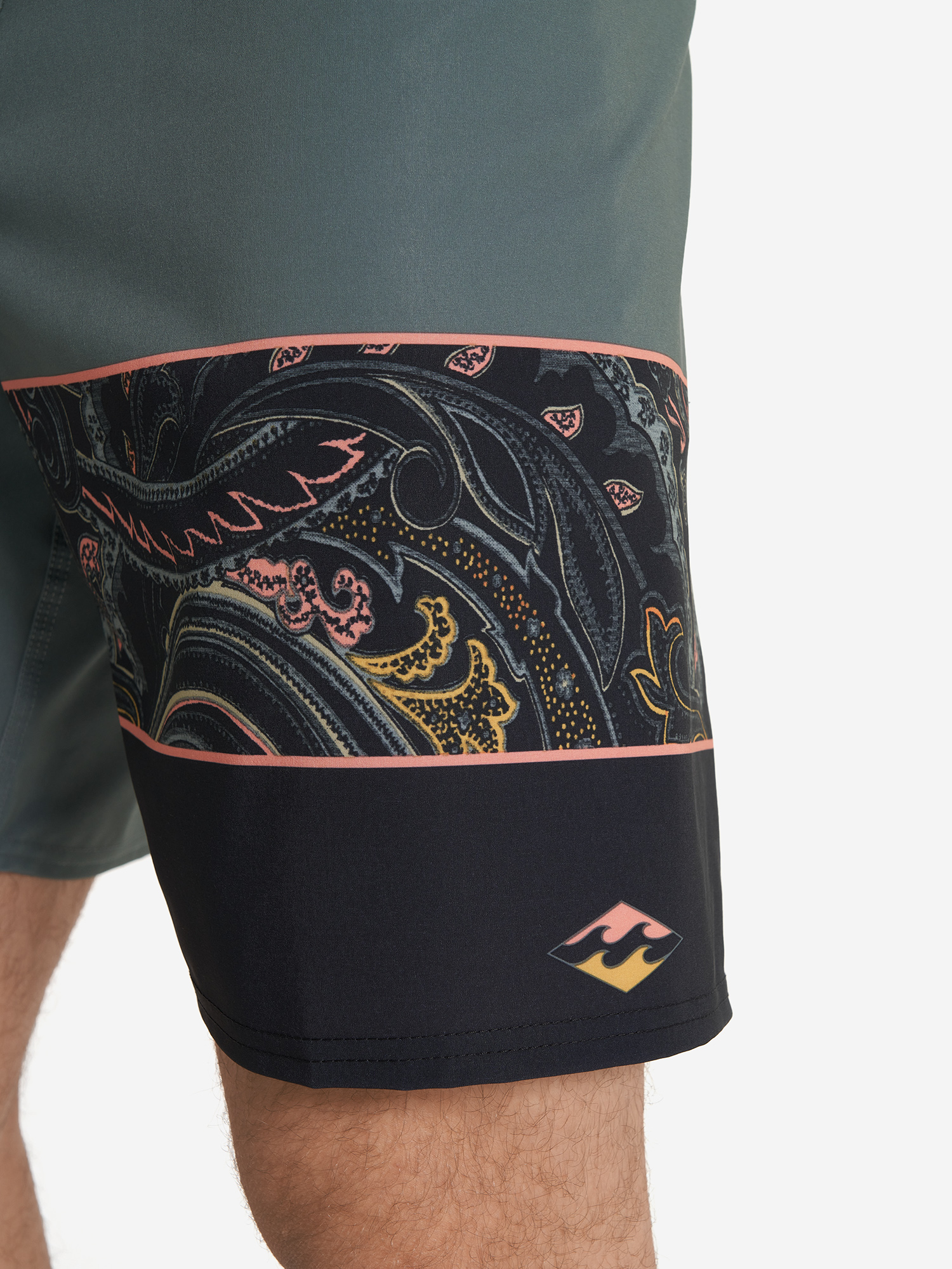 фото Шорты плавательные мужские billabong burleigh pro, серый