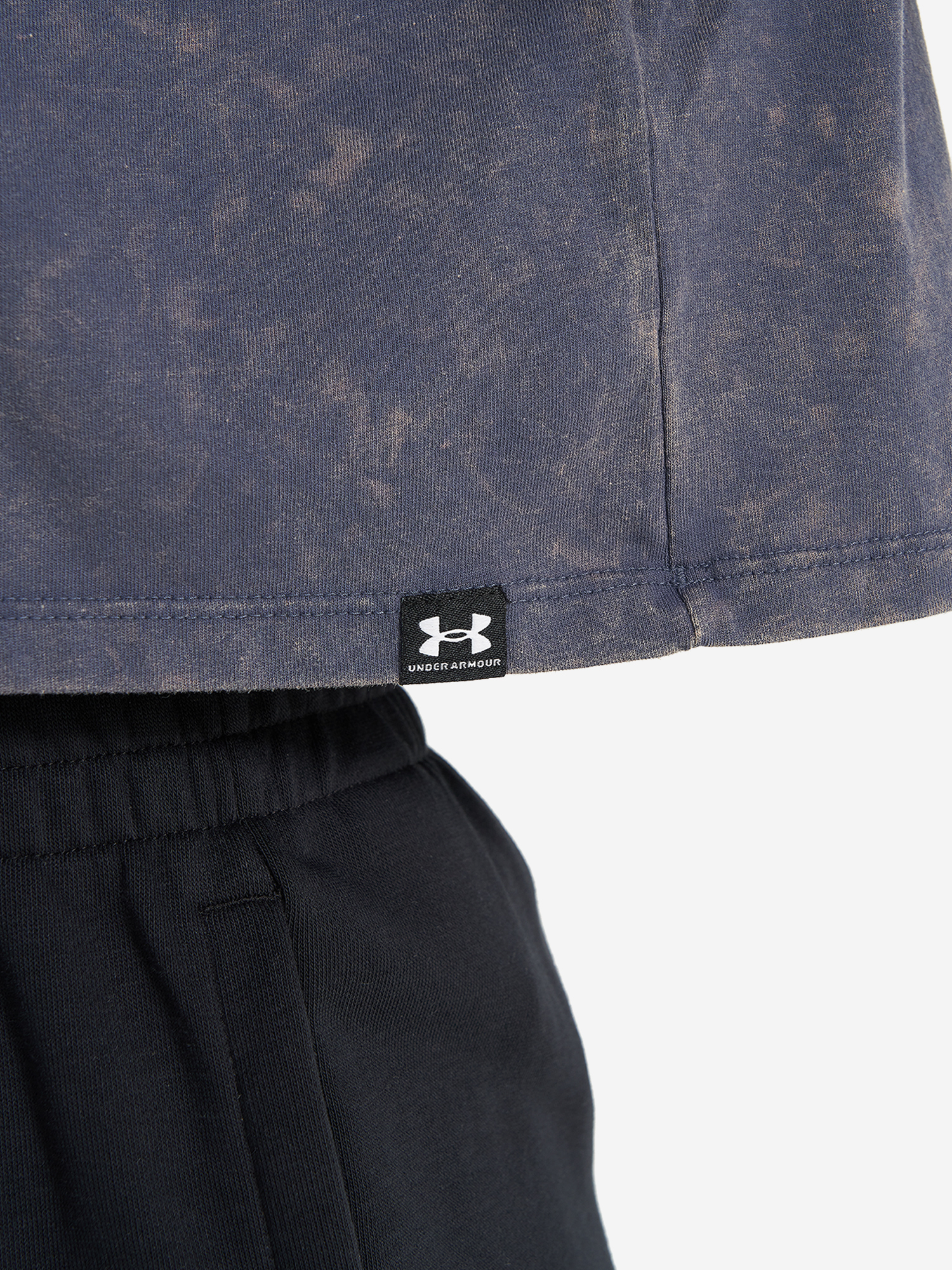 фото Футболка женская under armour rival wash, серый