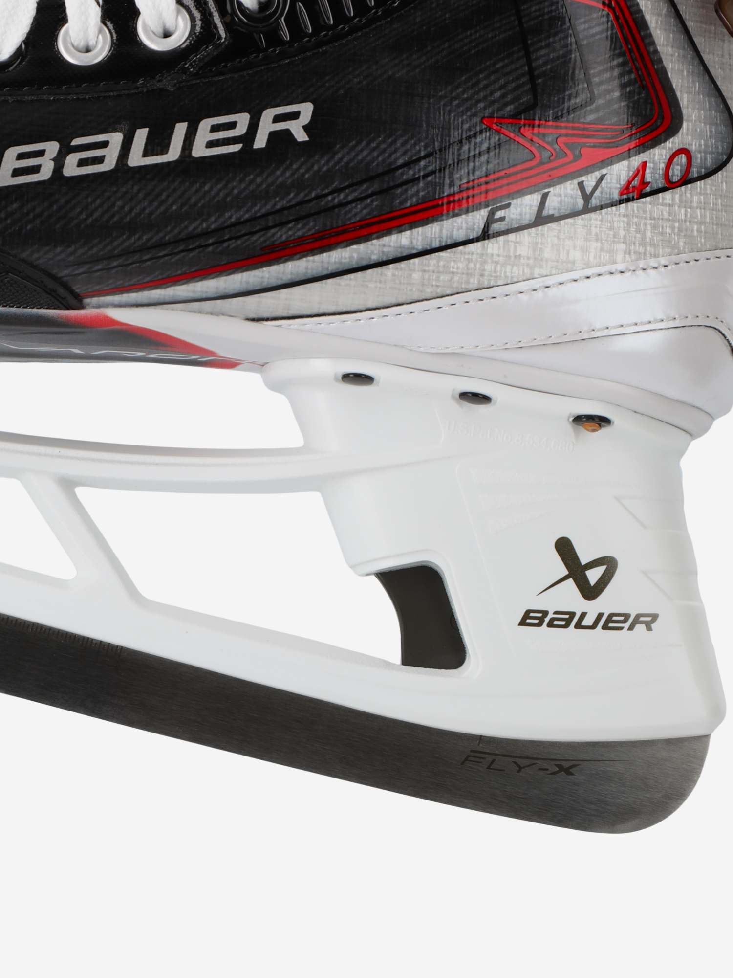 фото Коньки хоккейные bauer vapor fly40 sr fit1, черный