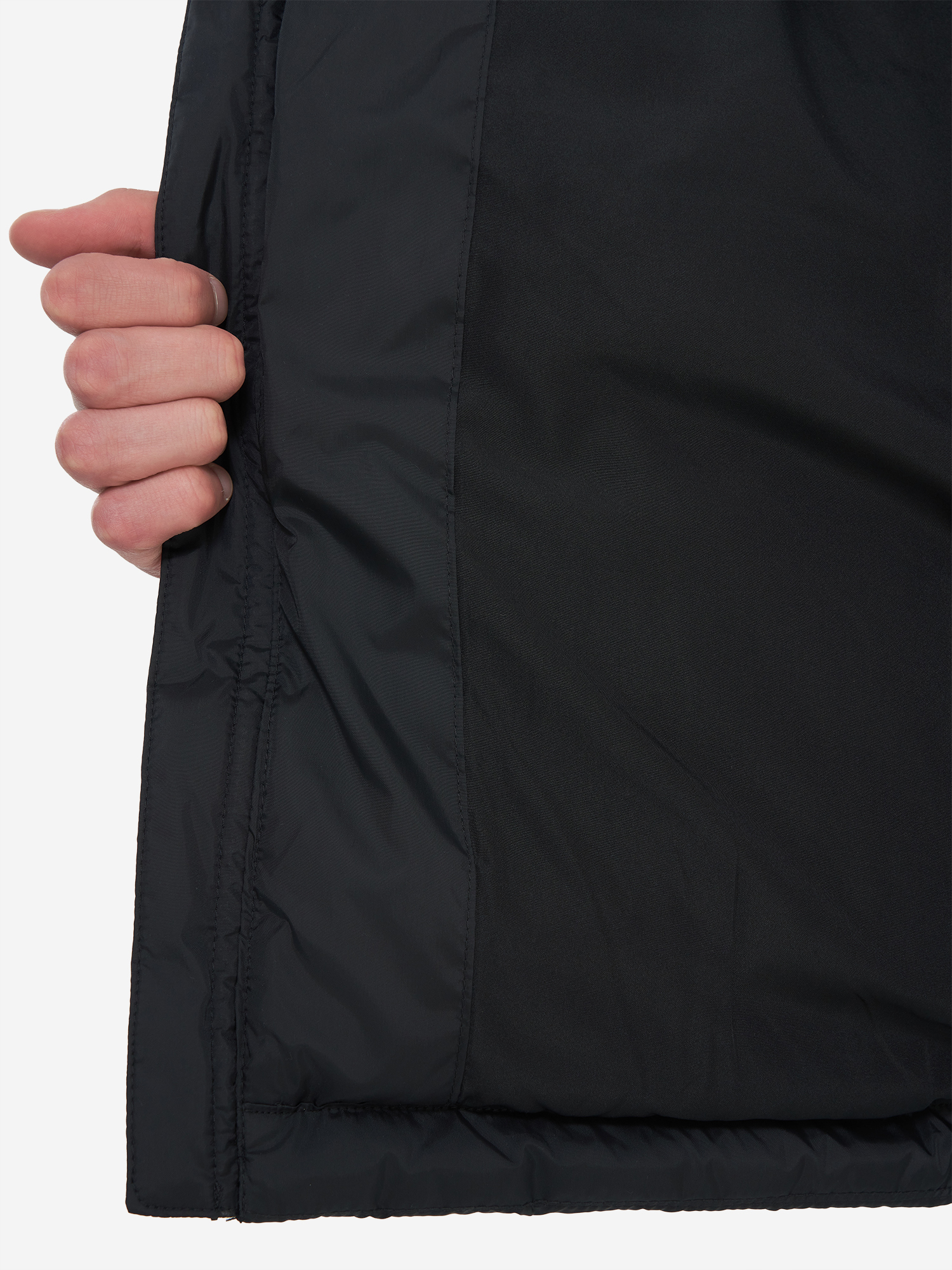 фото Пуховик мужской kappa, черный