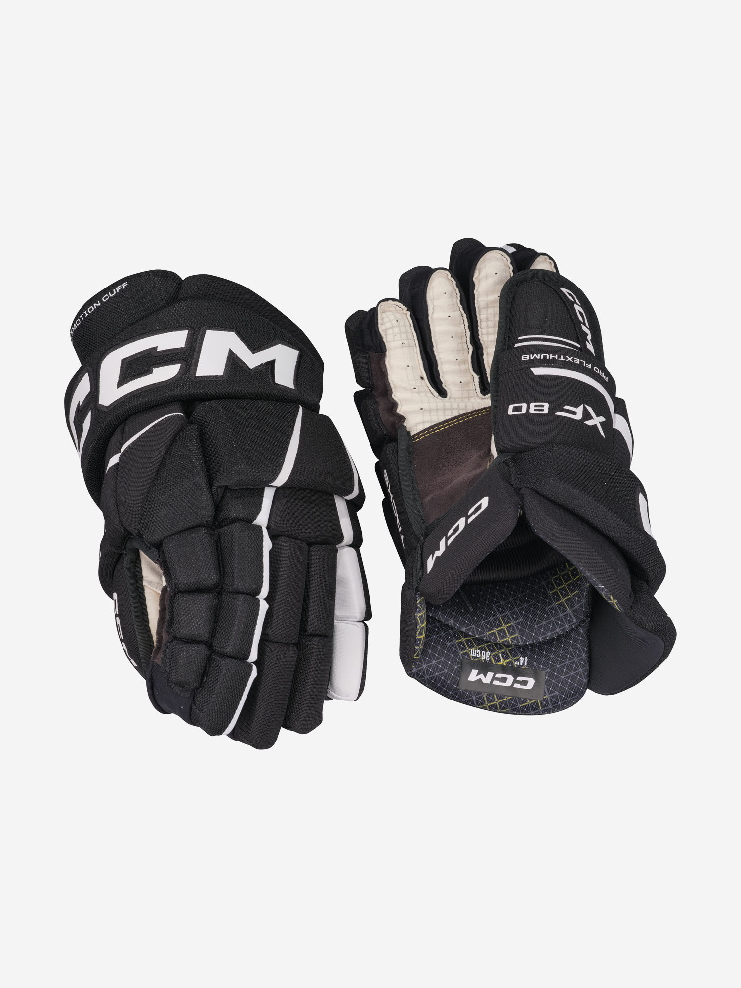 фото Перчатки хоккейные ccm tacks xf 80 sr, черный