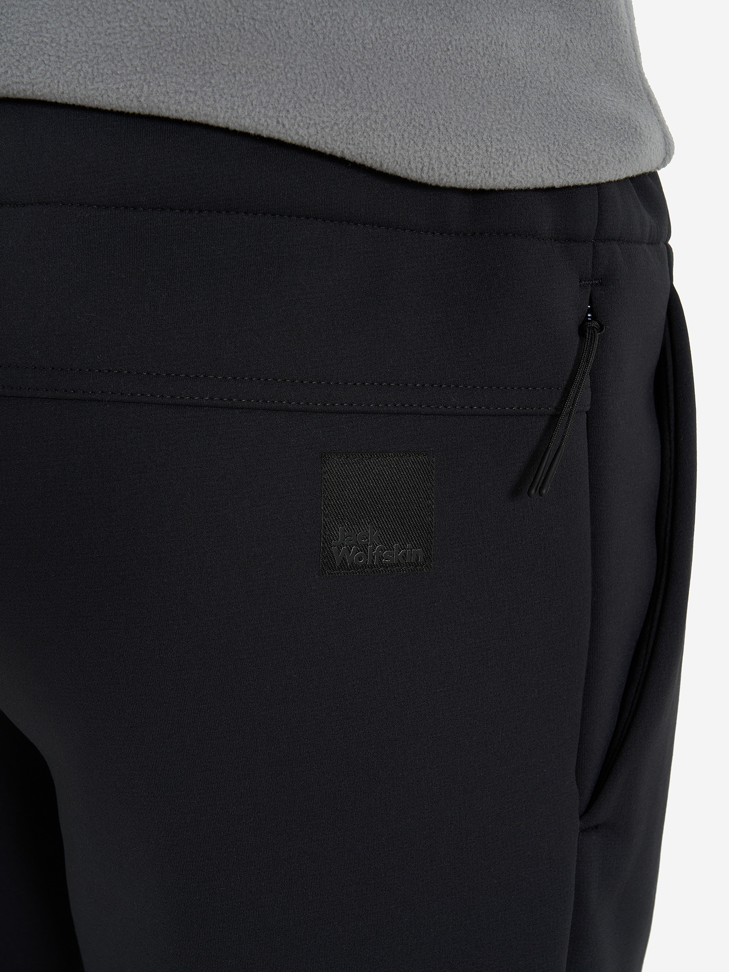 фото Брюки мужские jack wolfskin wanderest, черный