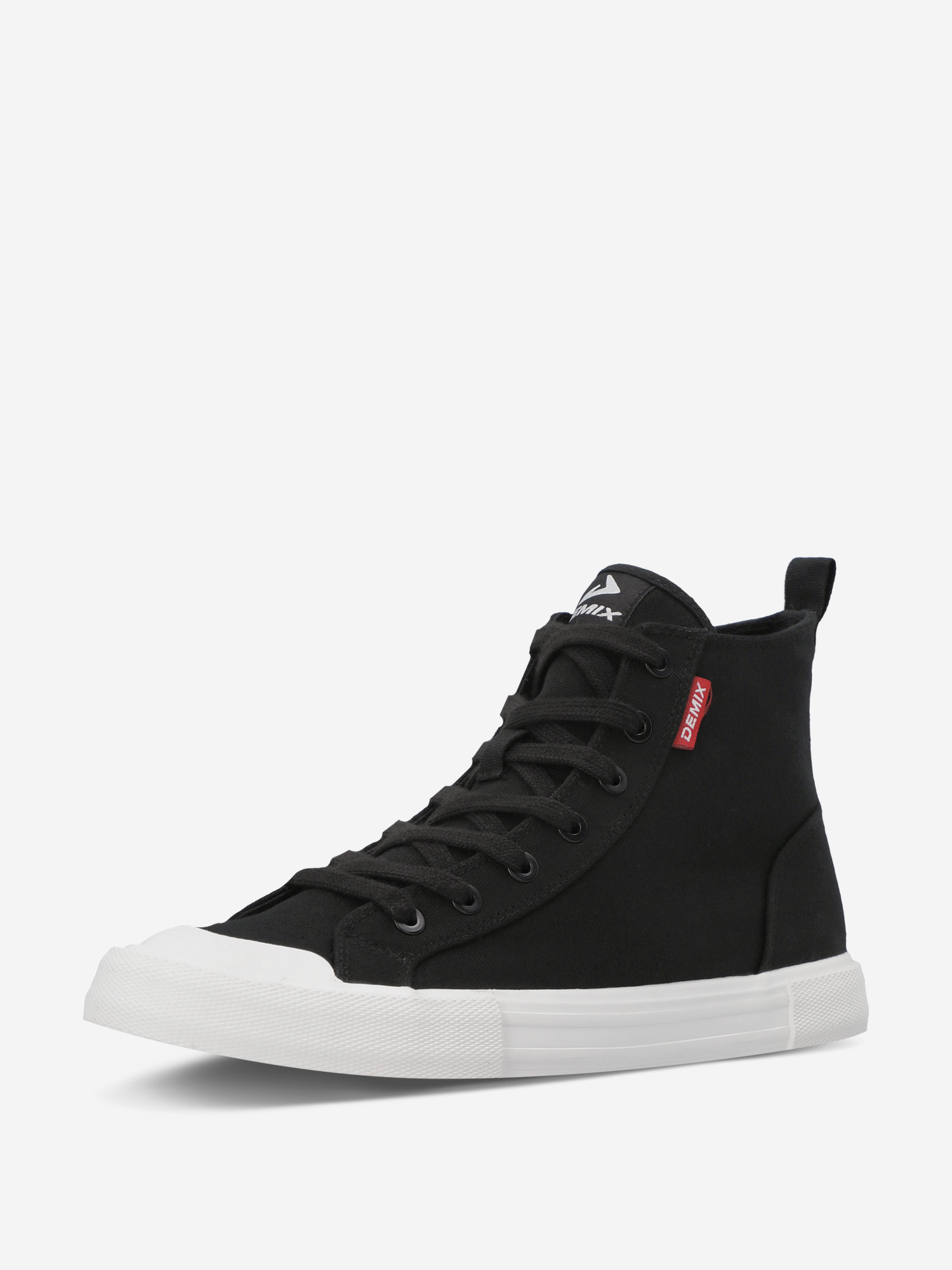 фото Кеды женские demix compas canvas mid, черный