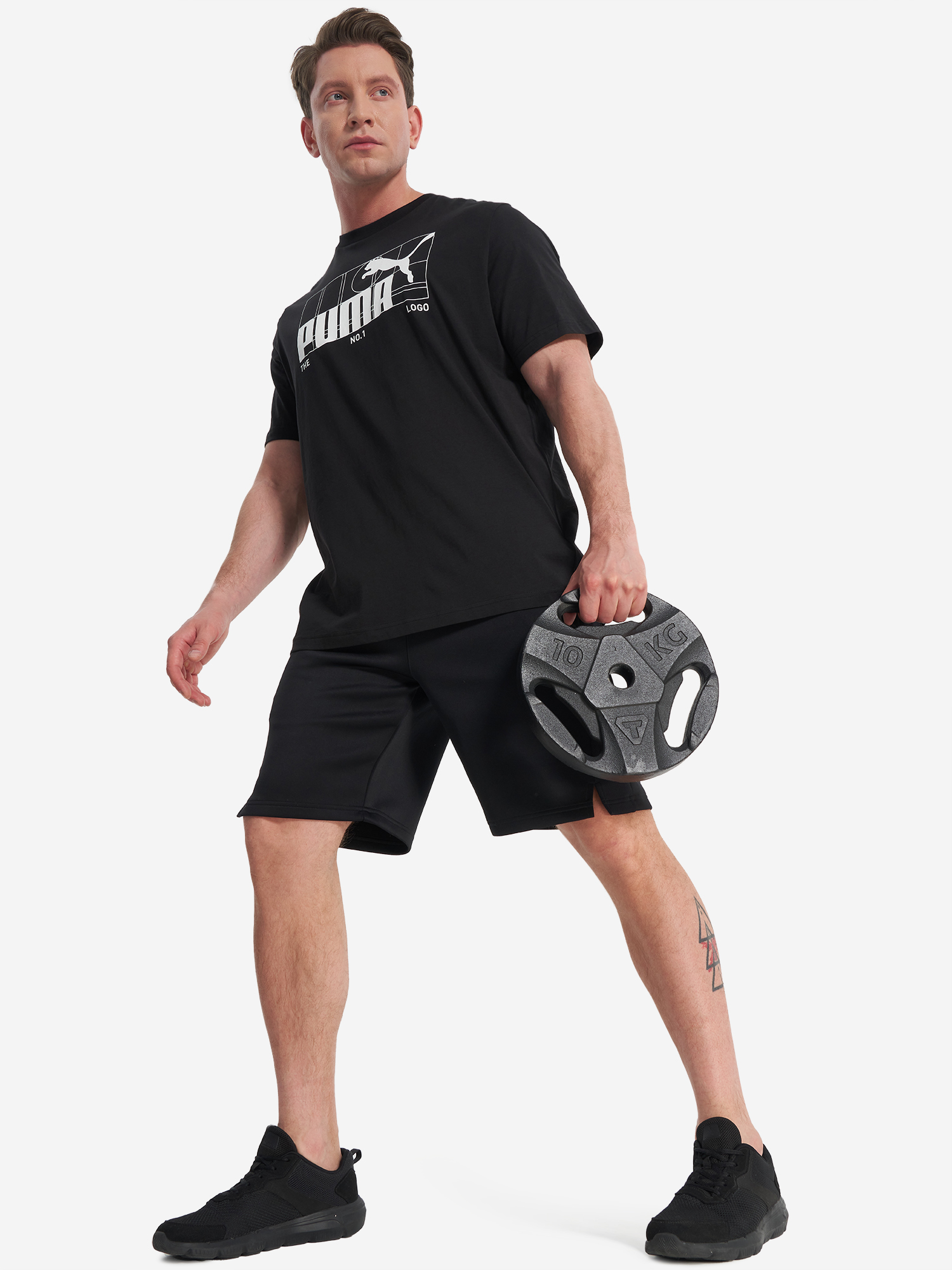 фото Футболка мужская puma graphic no.1 logo, черный