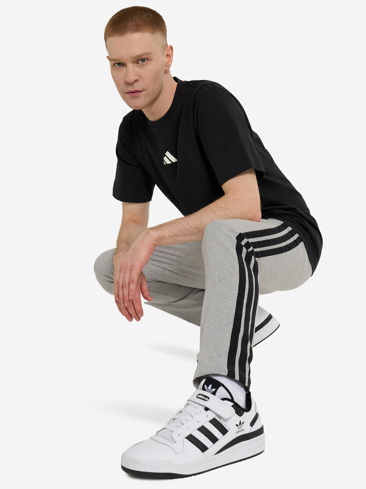 фото Брюки мужские adidas, серый
